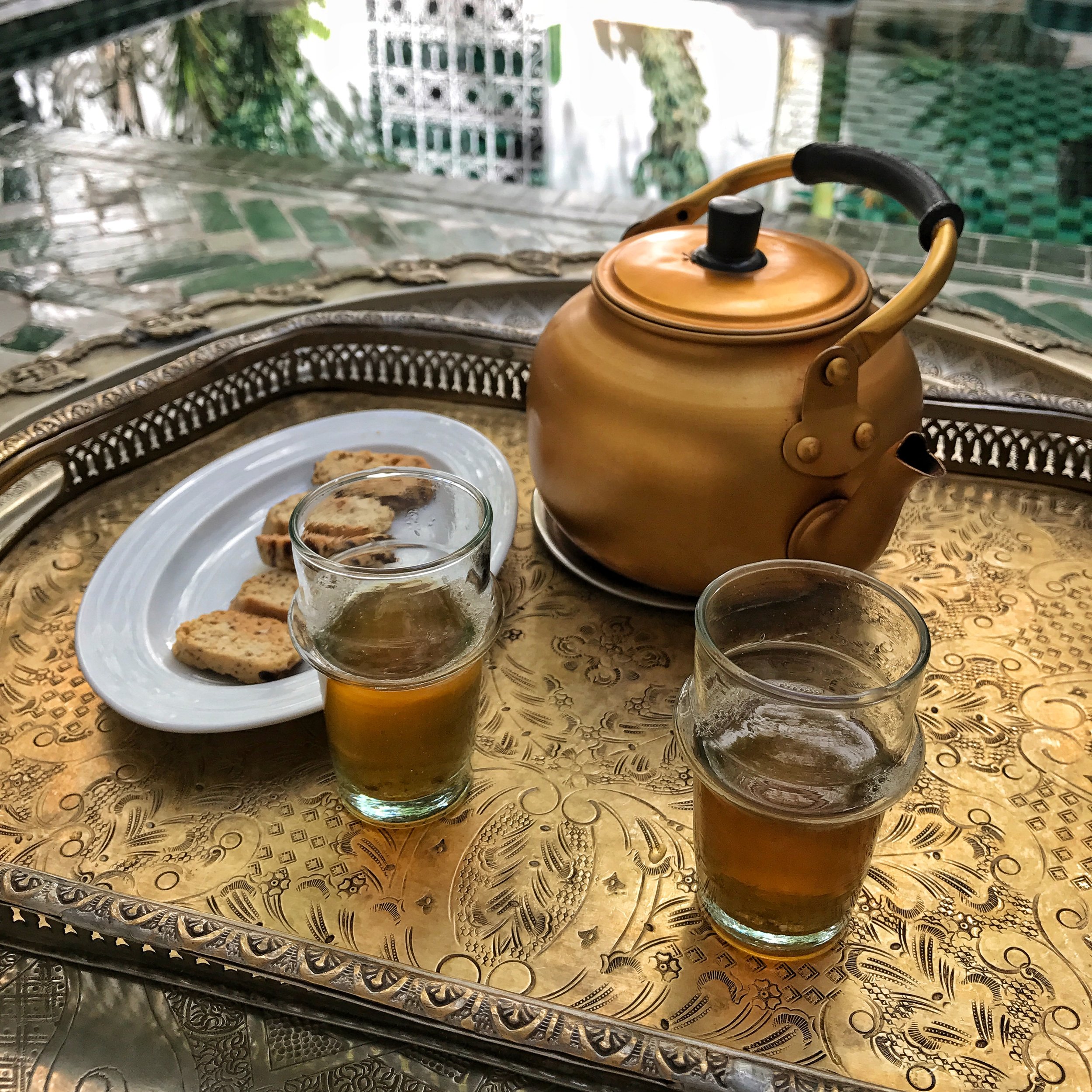 Moroccan tea! mmm
