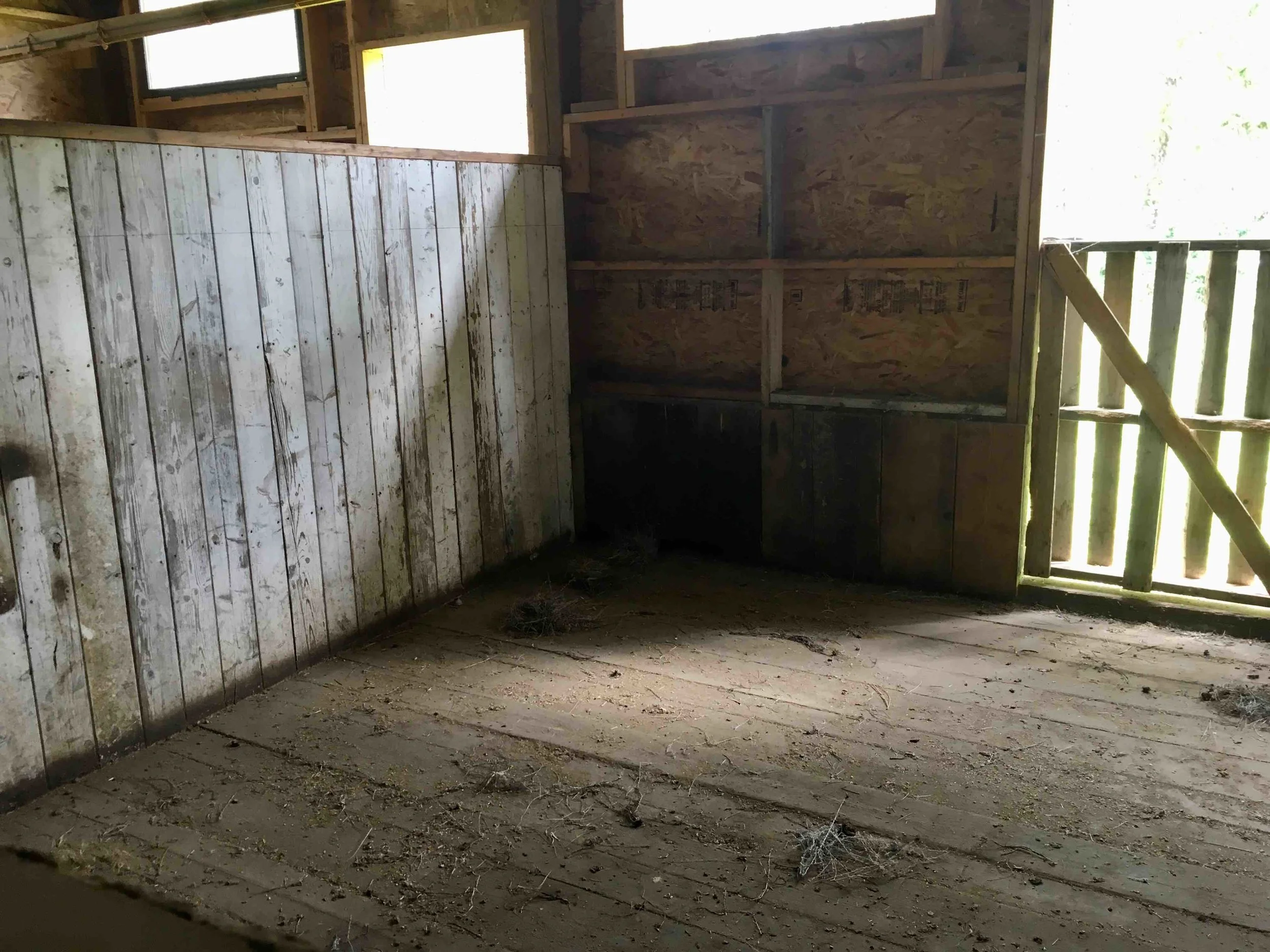 One of the five horse stables. Anyone want to board their horse here?