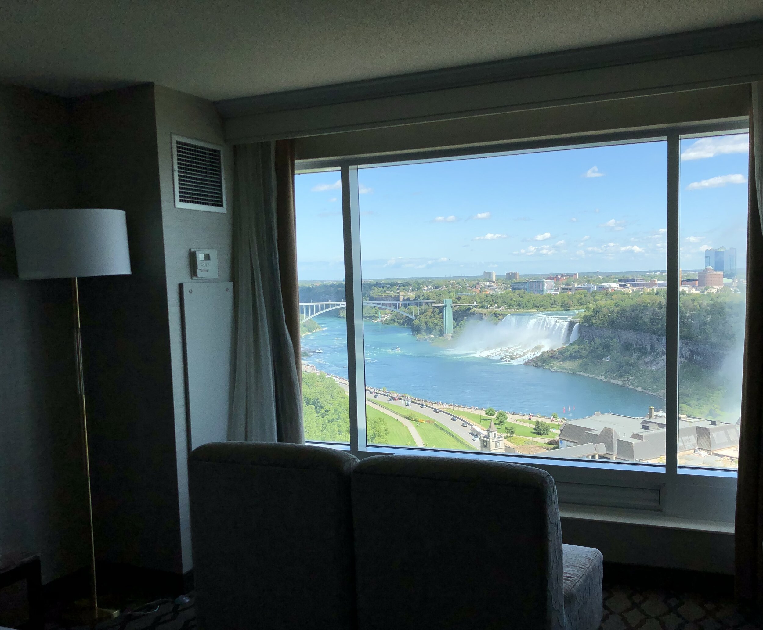 We got to the Fallsview Marriott early &amp; our room was ready!  We knew the view would be there when we returned.  Off we went to Niagara-On-The Lake, Ontario. It was a beautiful short drive away.