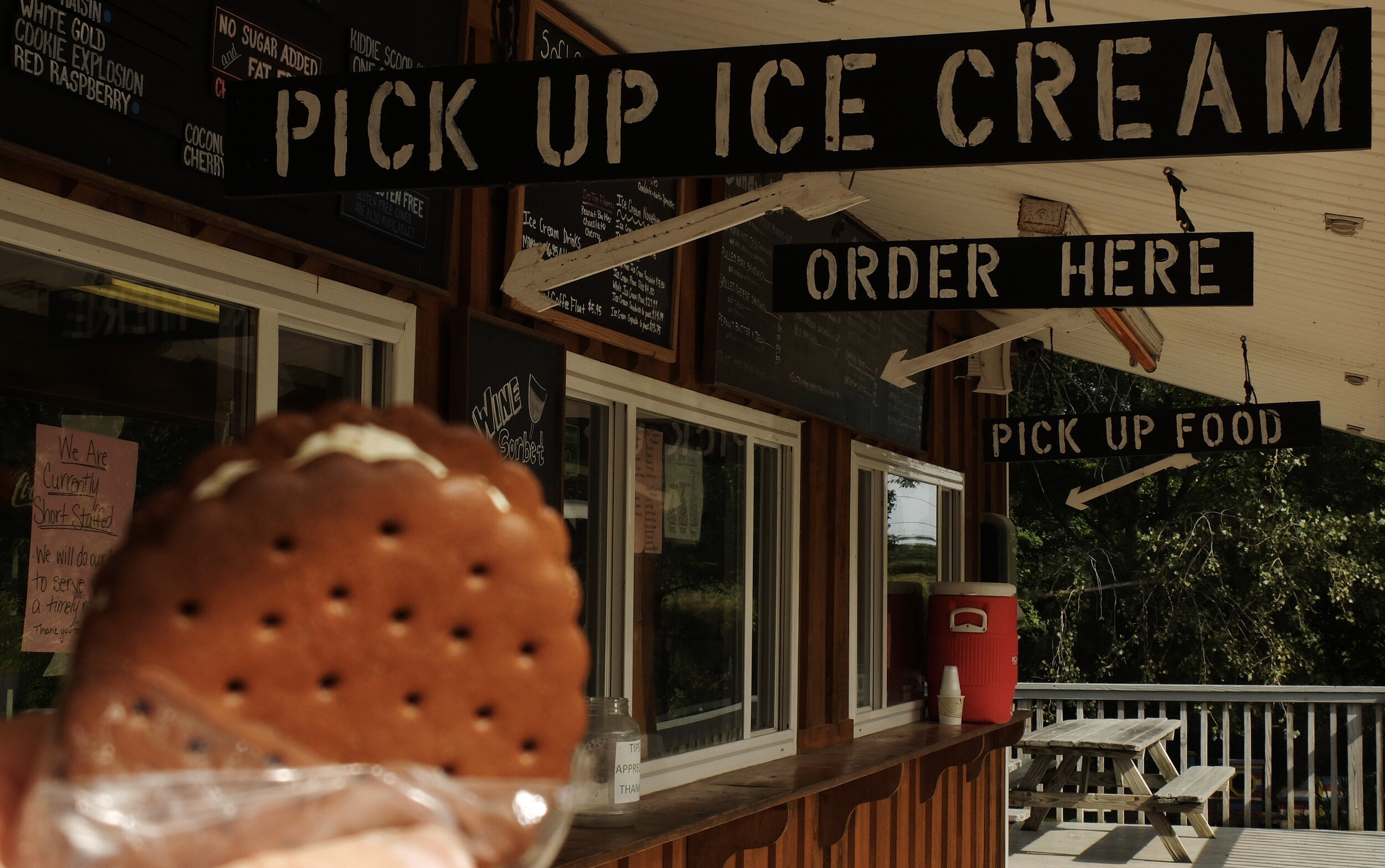 Our first of our ice cream sandwich tasting adventure.  It turned out to be #3 of 3.