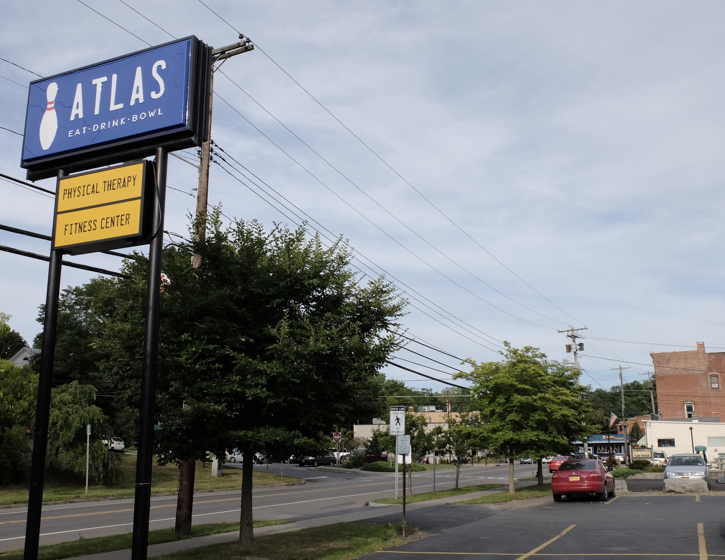 A bowling alley with gourmet food.  So we were told.  We were not disappointed.