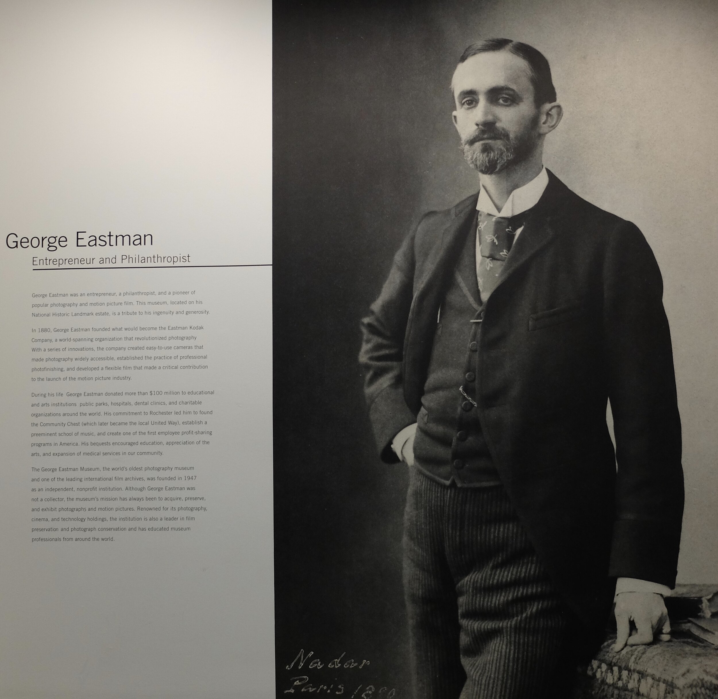 The George Eastman Museum, the world's oldest museum dedicated to photography &amp; one of the world's oldest film archives, opened to the public in 1949.