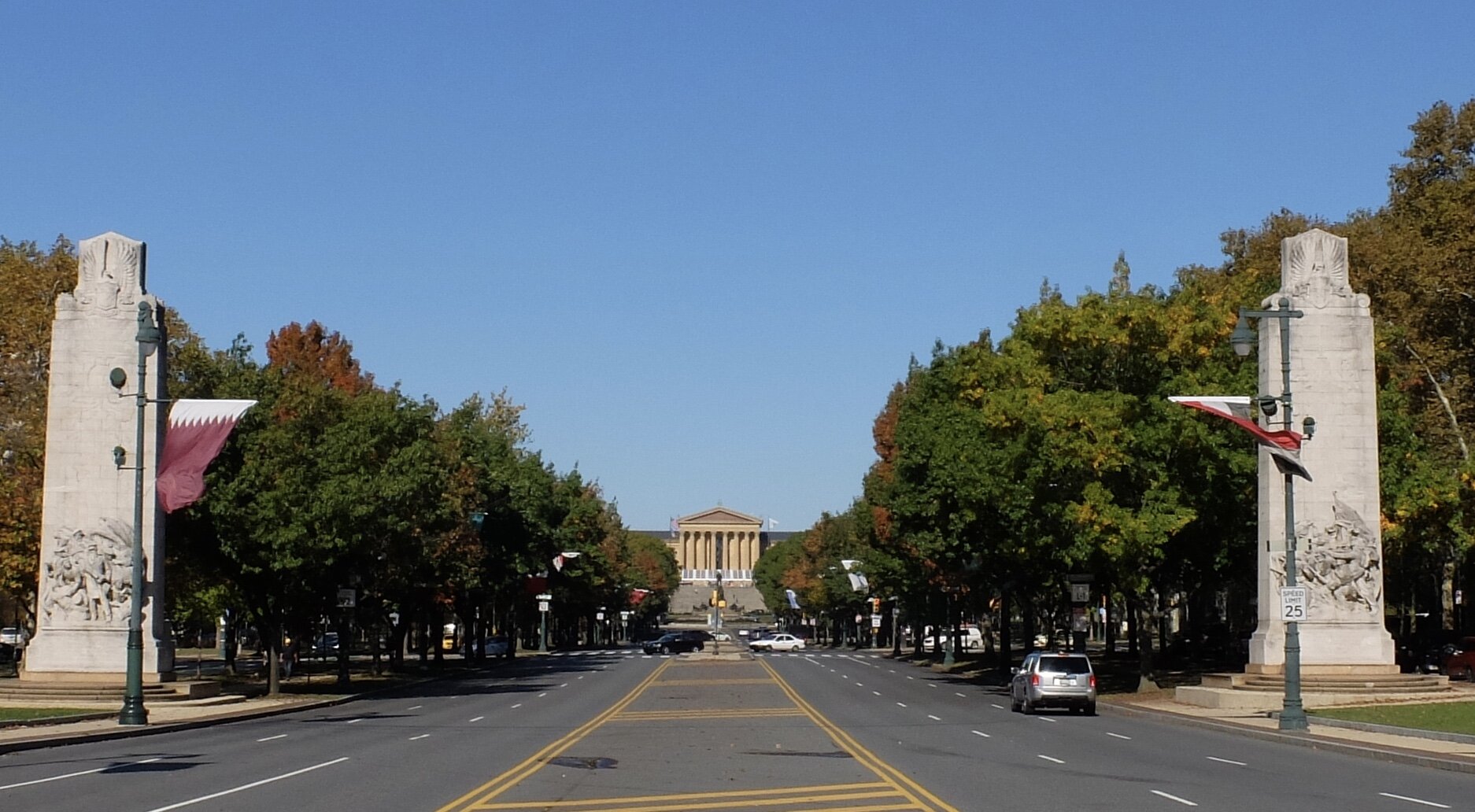 Philadelphia Museum of Art on Benjamin Franklin P'kway.  Lots of things named after him hereabouts!