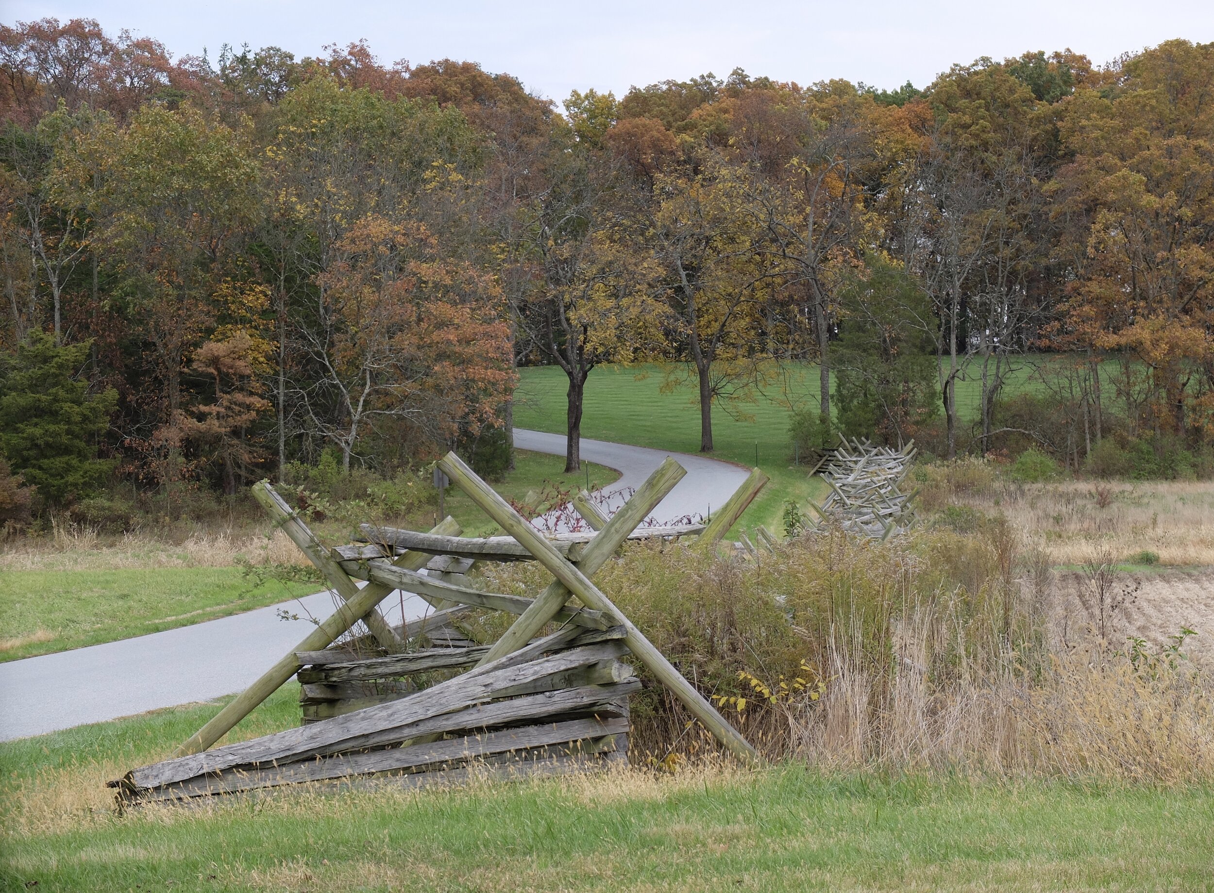 A well done phone app guided us as we drove around the battlefield.