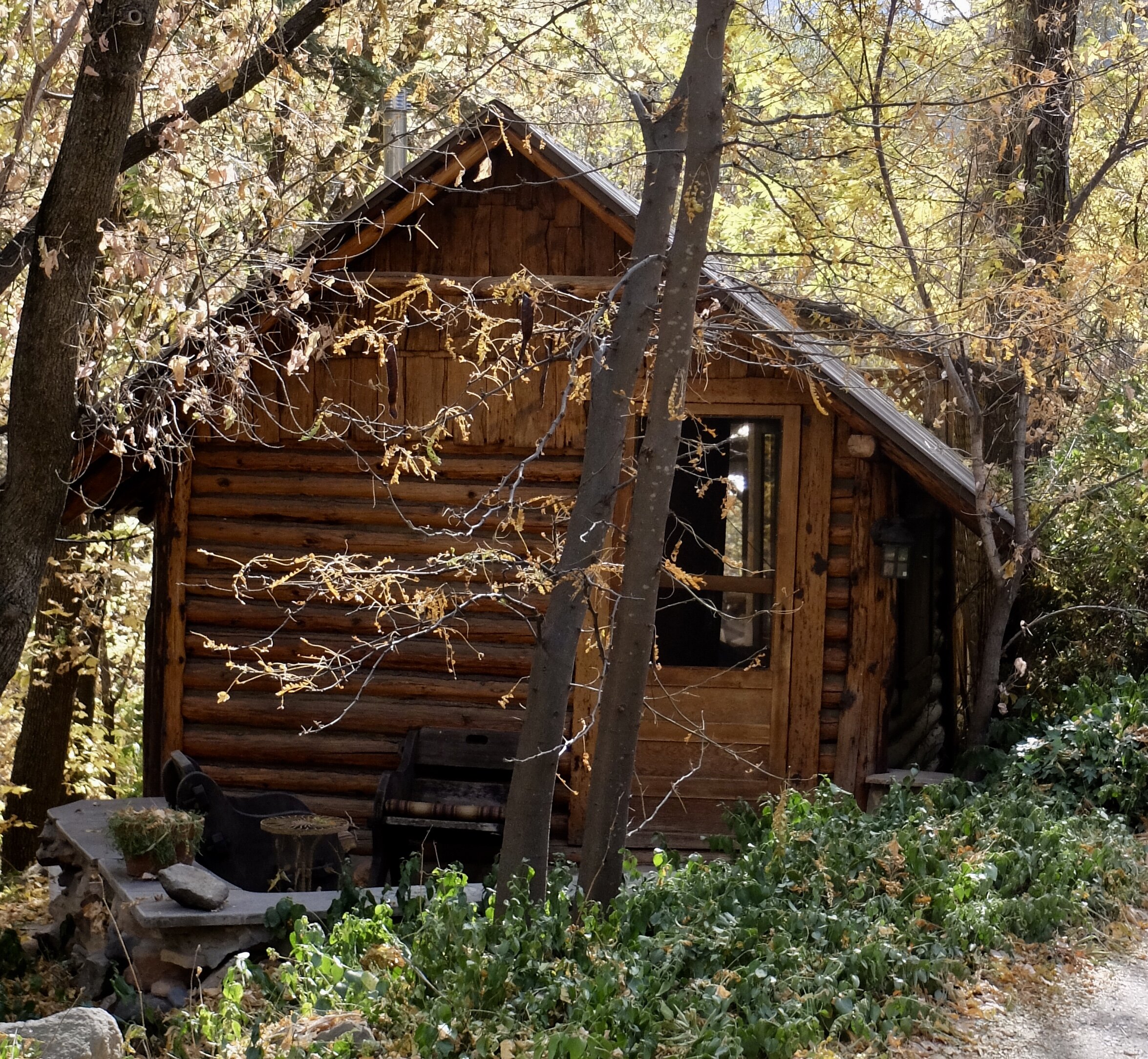 Orchard Canyon on Oak Creek - Cabin for massages. 