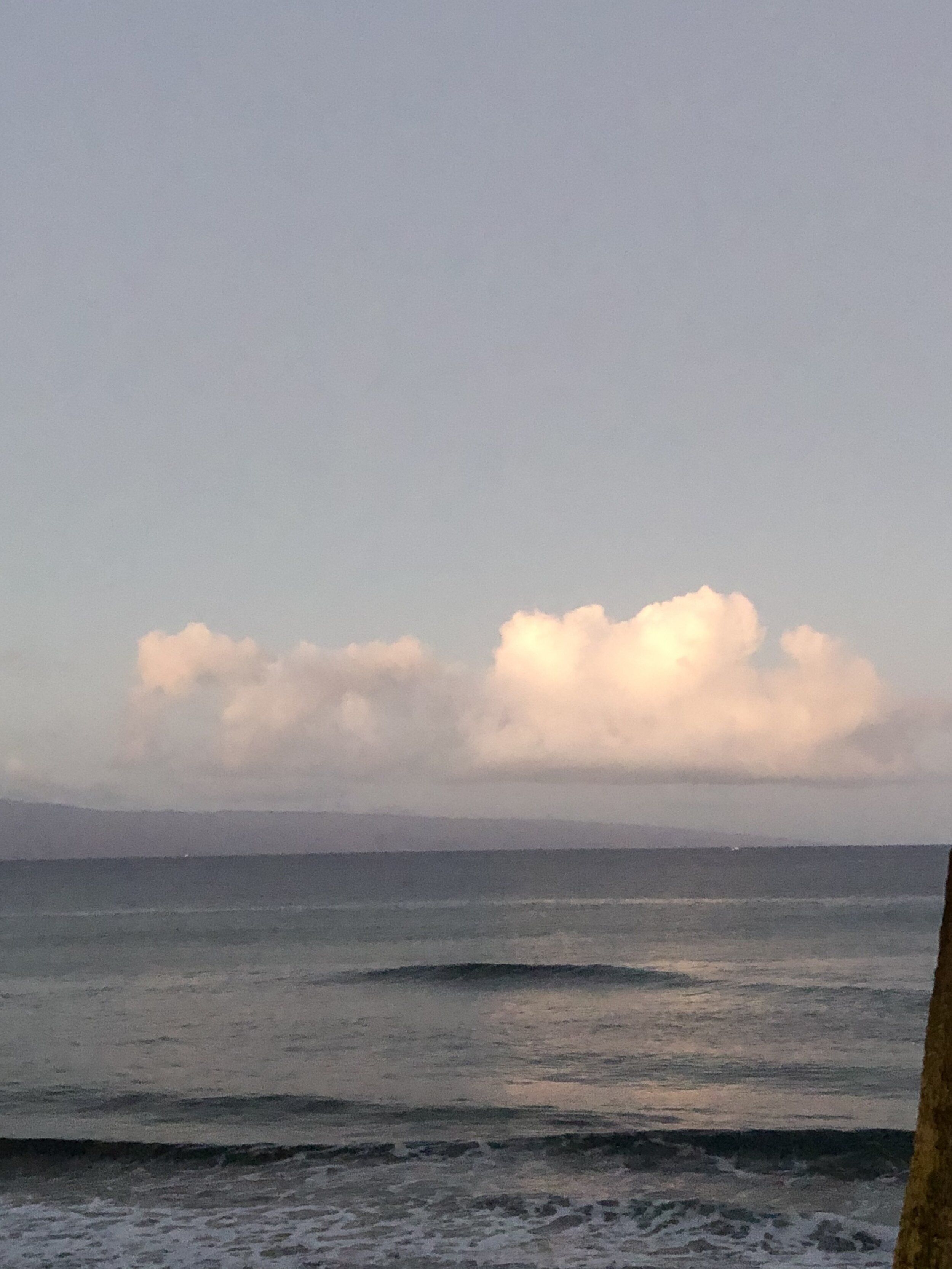 Sunrise from our 2nd floor ʻōpala.  LanaI.