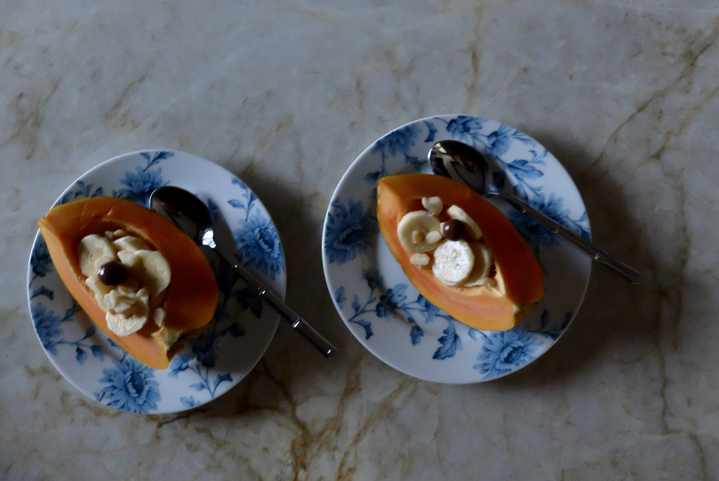 That aforementioned papaya for pre-flight breakfast.