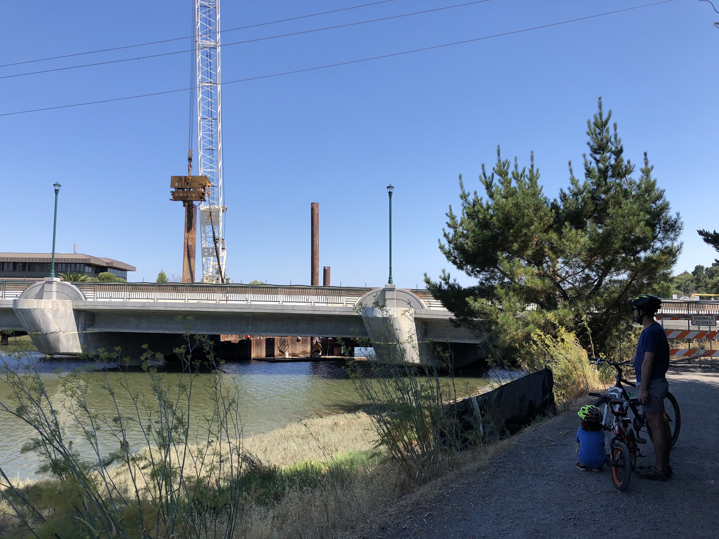 The Bon Air Bridge reconstruction.  Seems like it's taking forever.