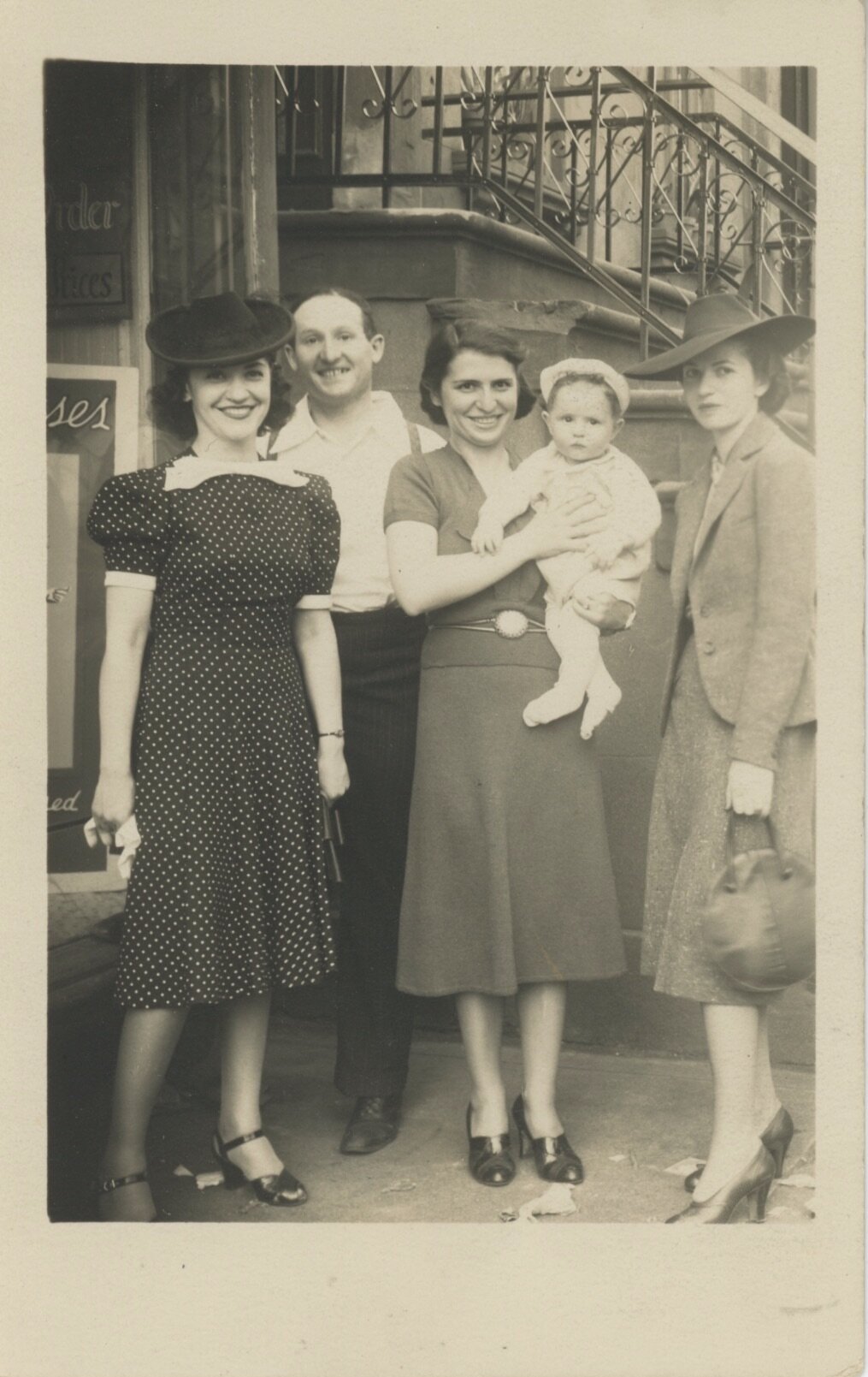 While doing that, I stumbled across this one. The baby is Alan Dershowitz.  Yes, that one.  My mom's friend, on the right, was his aunt.  My mom's on the left.