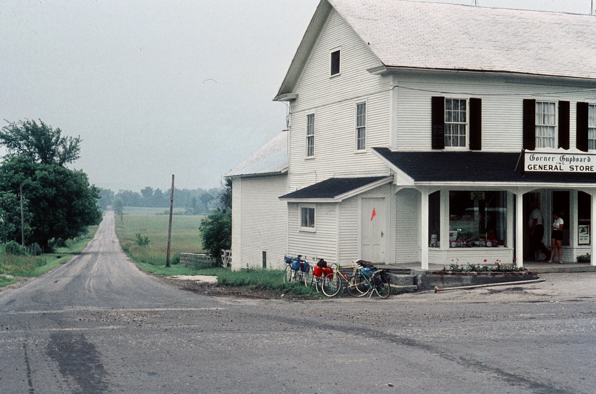  I was planning a Vermont Bicycle Tour. I mentioned it to a dental student who led AYH (American Youth Hostel) tours. He asked me a few questions then told me of a bike shop to go to &amp; what to purchase.   