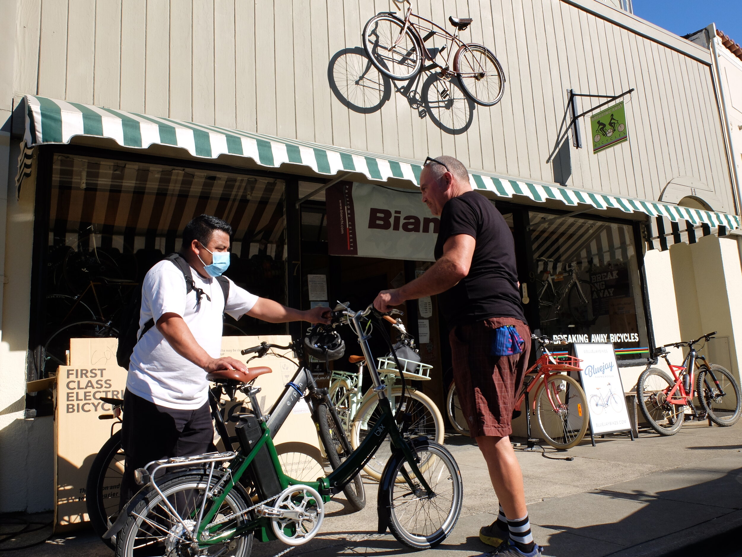 Bicycles are selling like hotcakes.