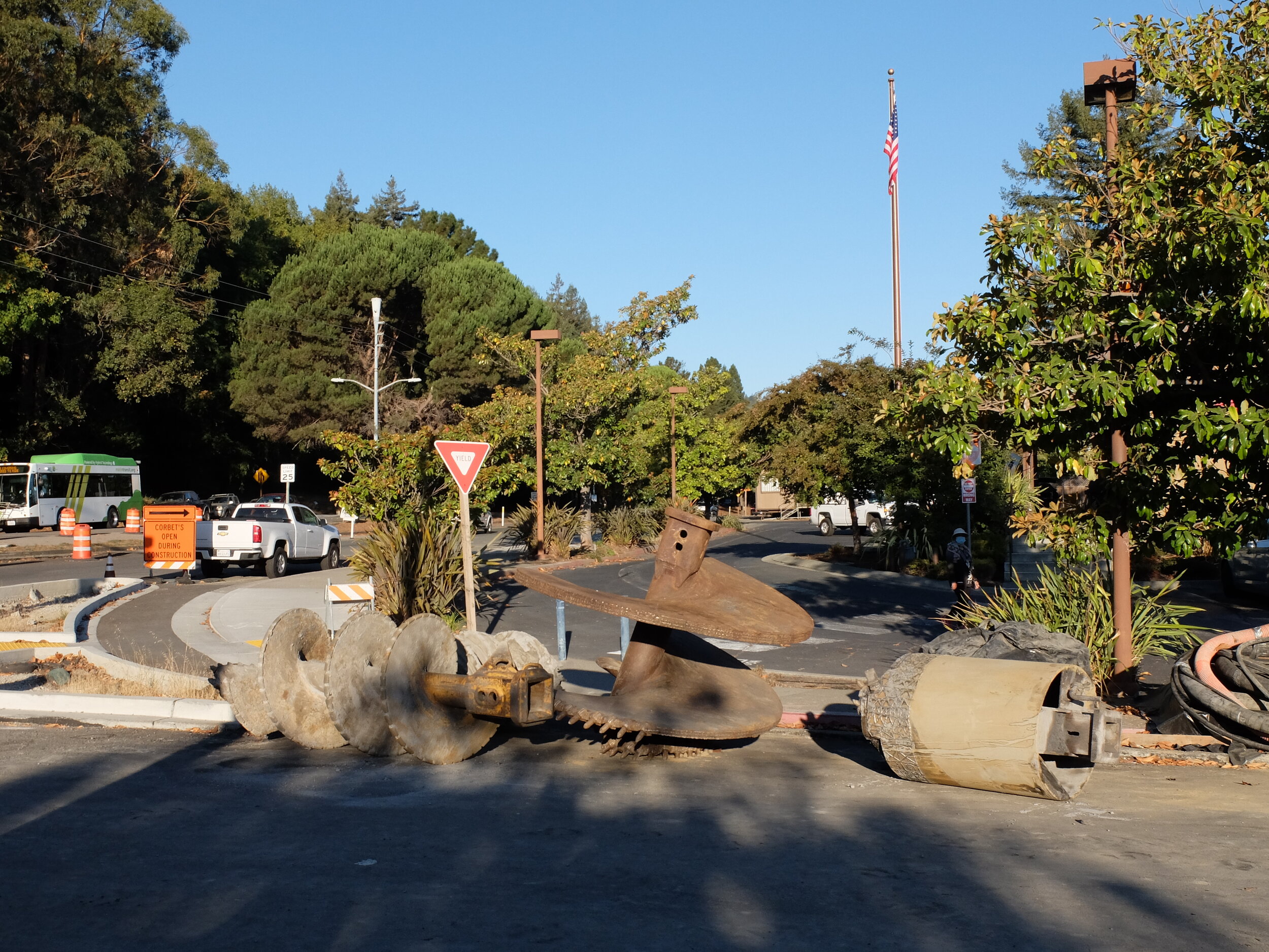 A dentist can really appreciate those drill bits for the Bon Air Bridge project.