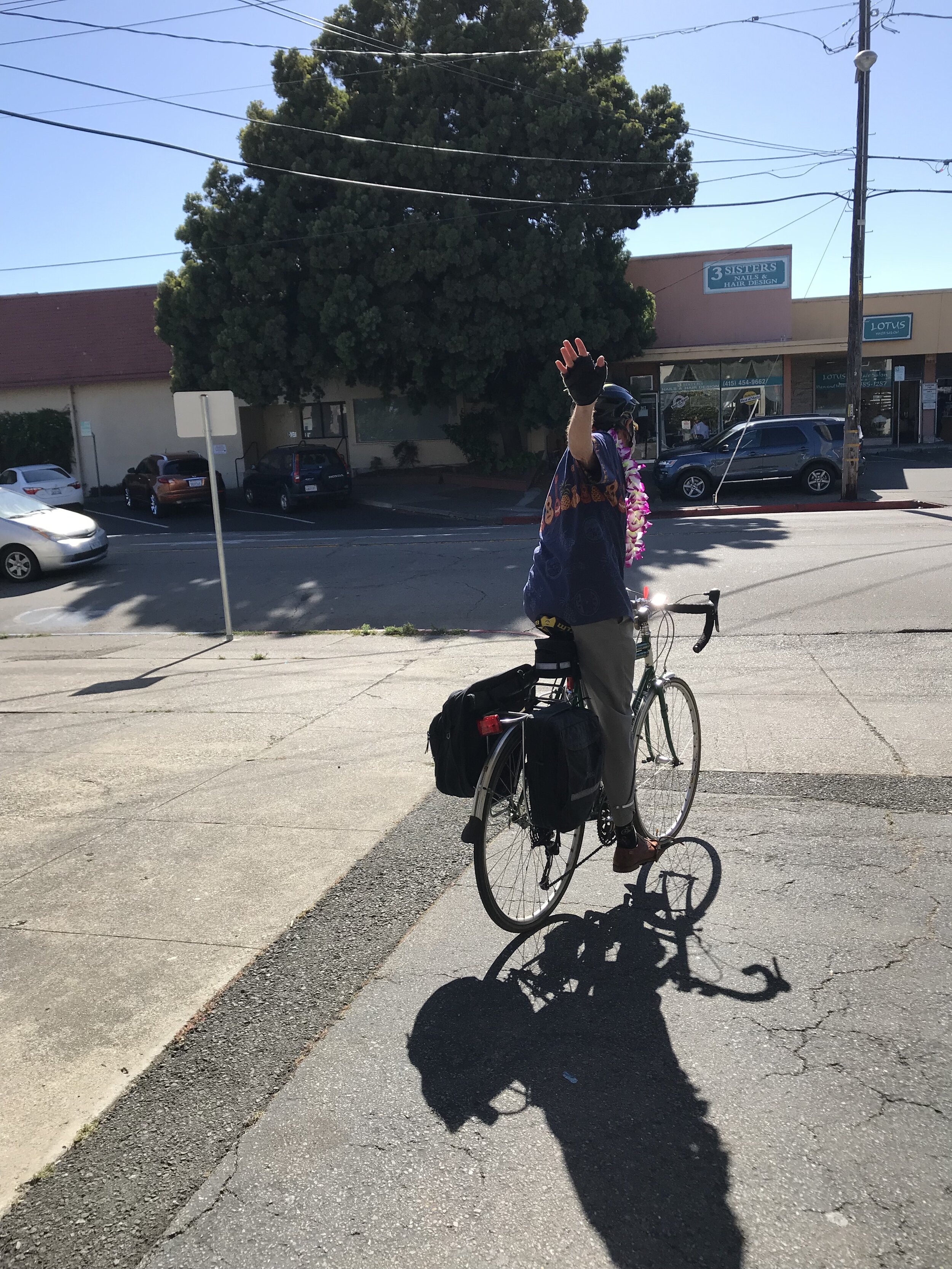  After 45 years of commuting by bicycle to my dental offices, meetings &amp; chores, this is me riding home from my retirement party in June 2018. No, I haven't stopped riding. Volume II will make assertions &amp; answer questions like... 