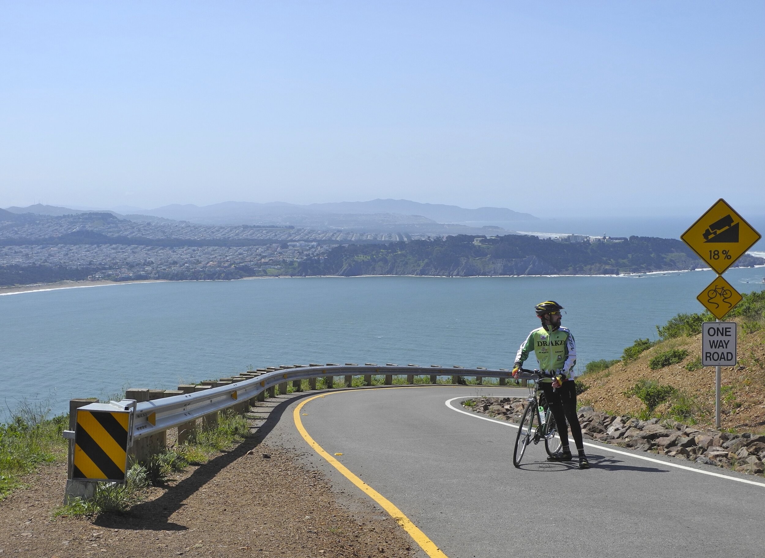 Like a 18% downhill grade with no opposing traffic with spectacular scenery.  