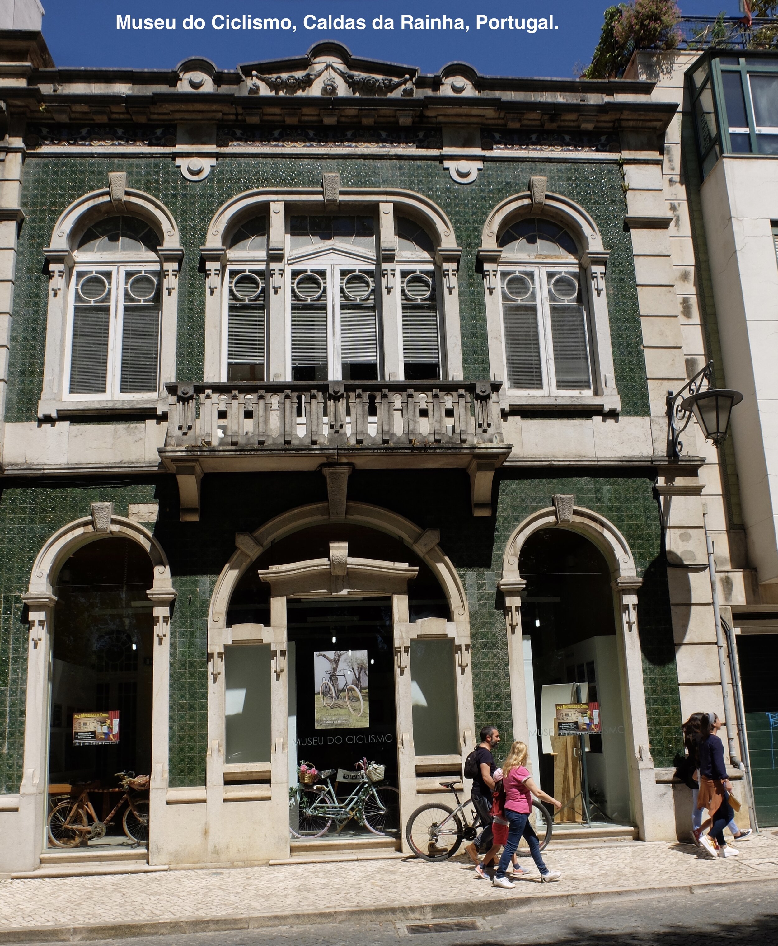 Looks like it could be a bike shop but it's Museu do Ciclismo, Caldas da Rainha, Portugal.  This required a special trip from where we were staying in Óbidos.  Luckily, no museum shop here.