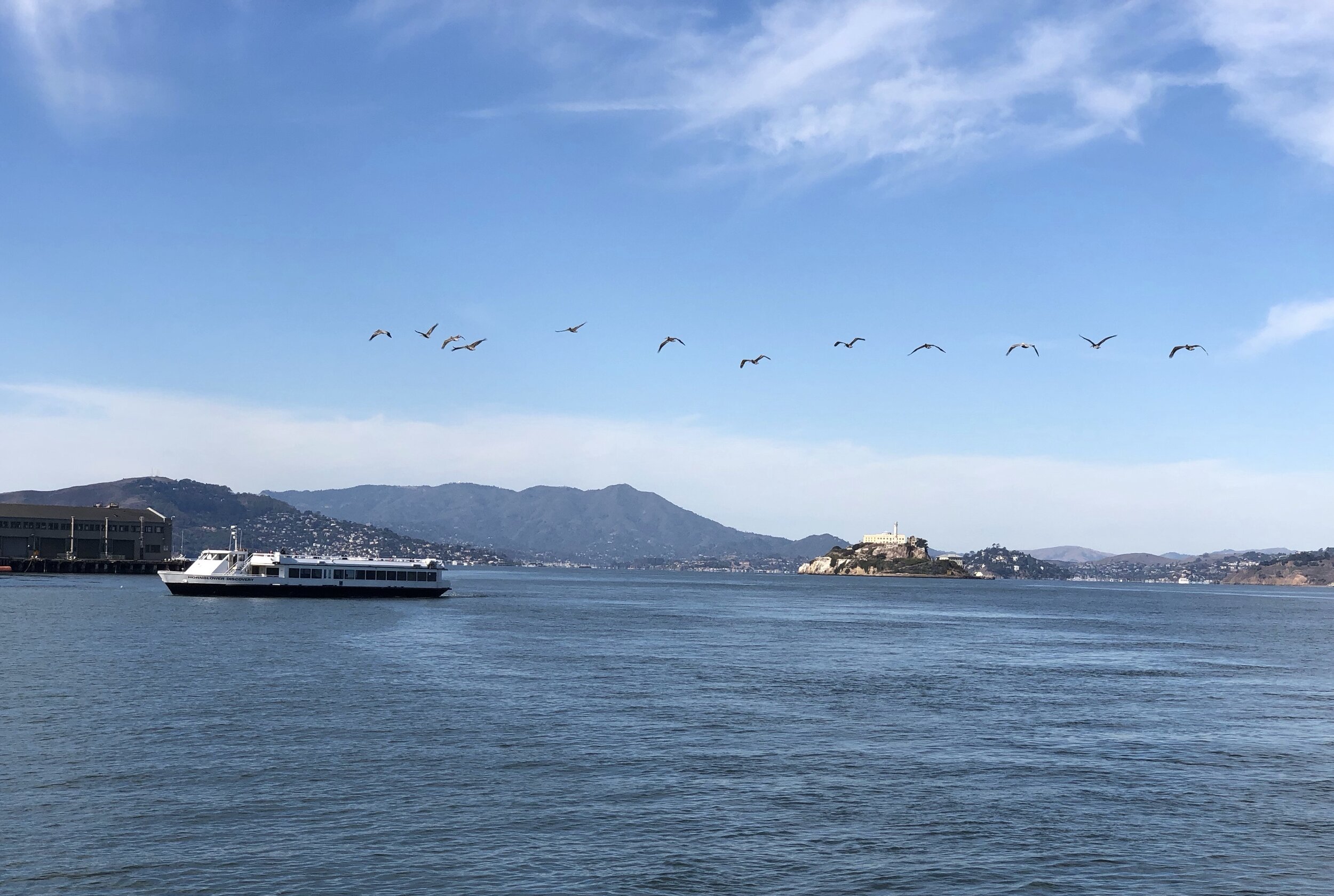 Bike ride across Golden Gate Bridge to the SF Ferry Building.