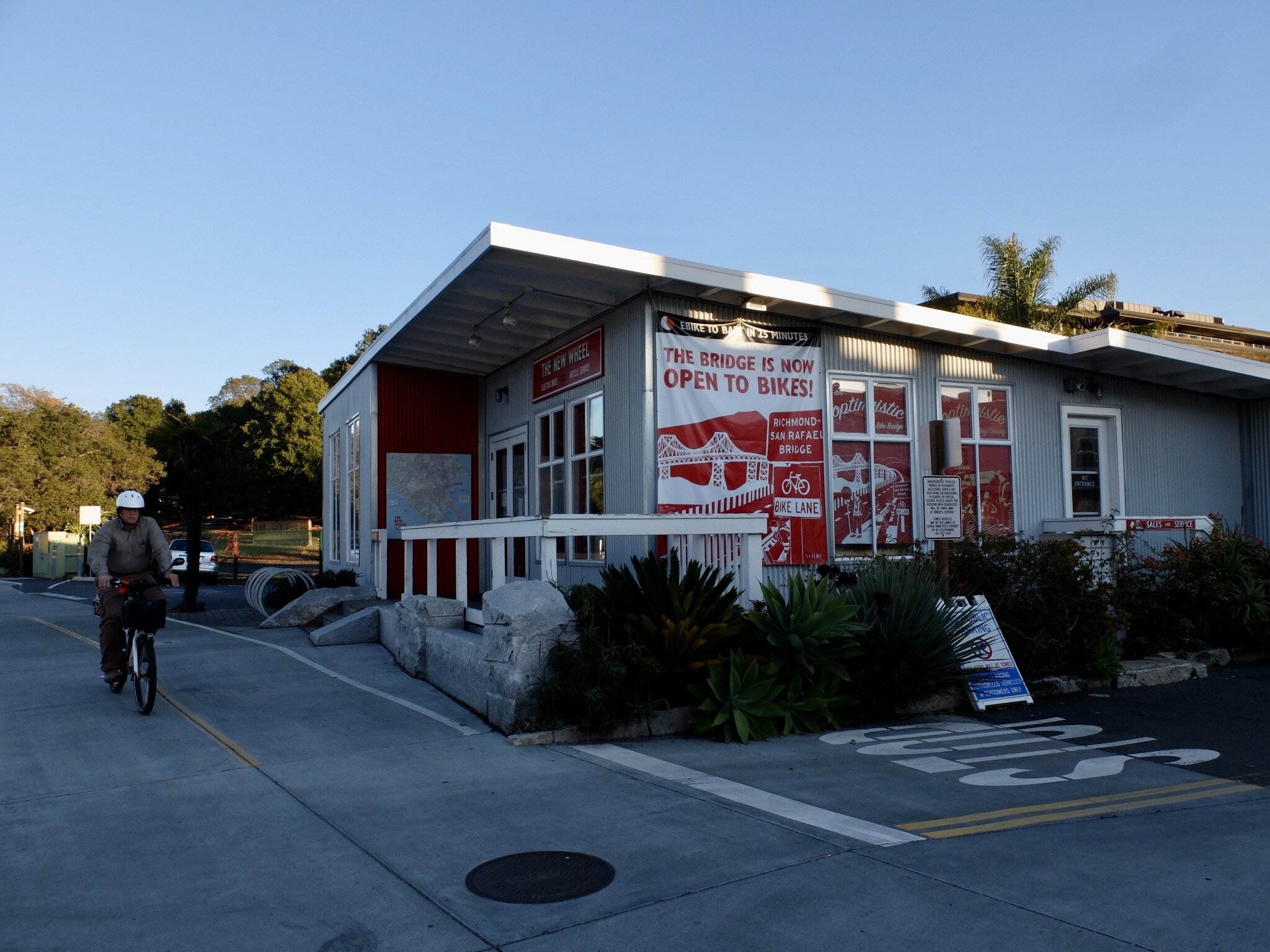 And the latest in specialty bicycle shops; selling &amp; maintaining electric bikes.  The New Wheel, Larkspur, CA