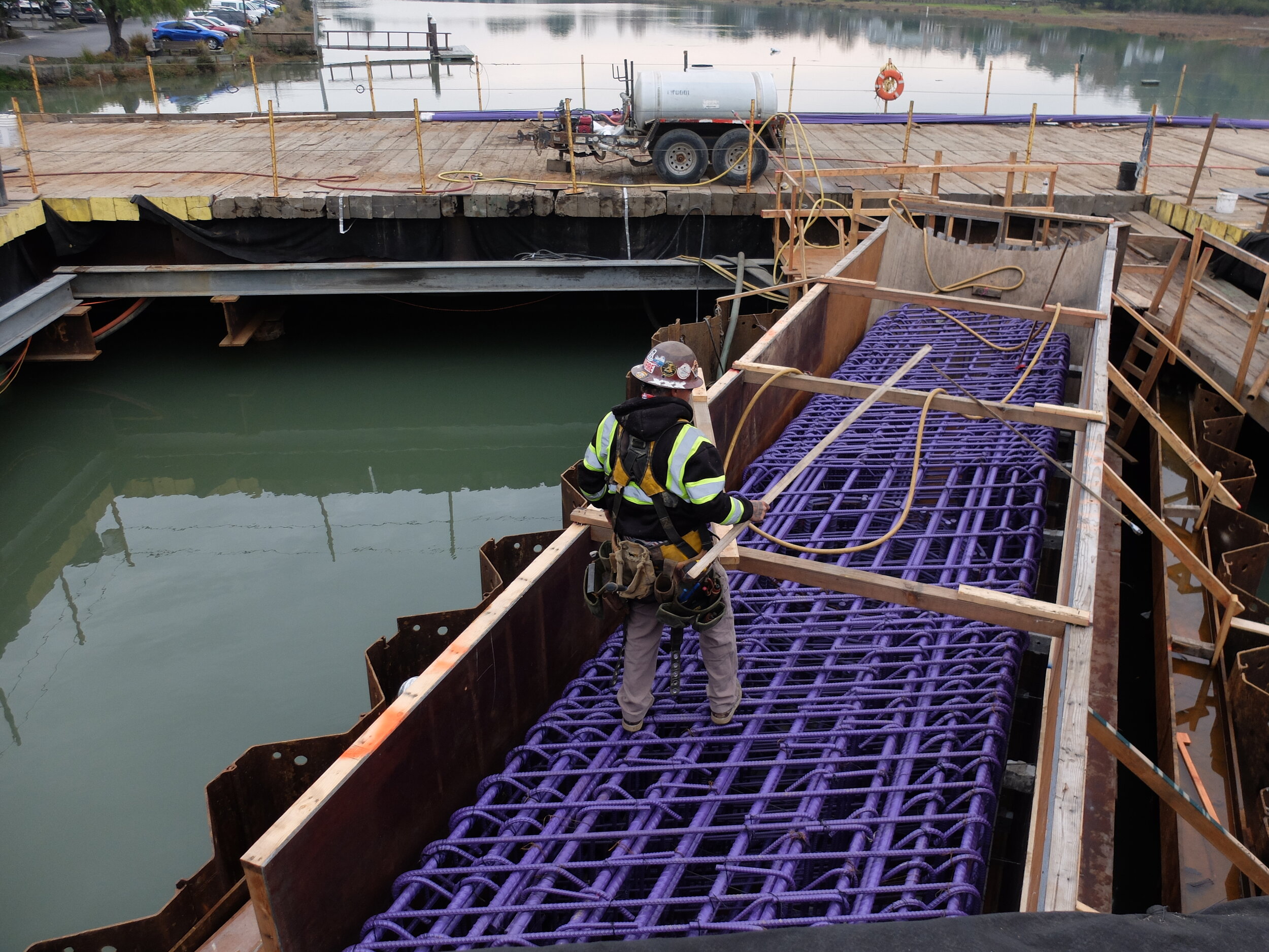 The Bon Air Bridge Replacement Project continues.