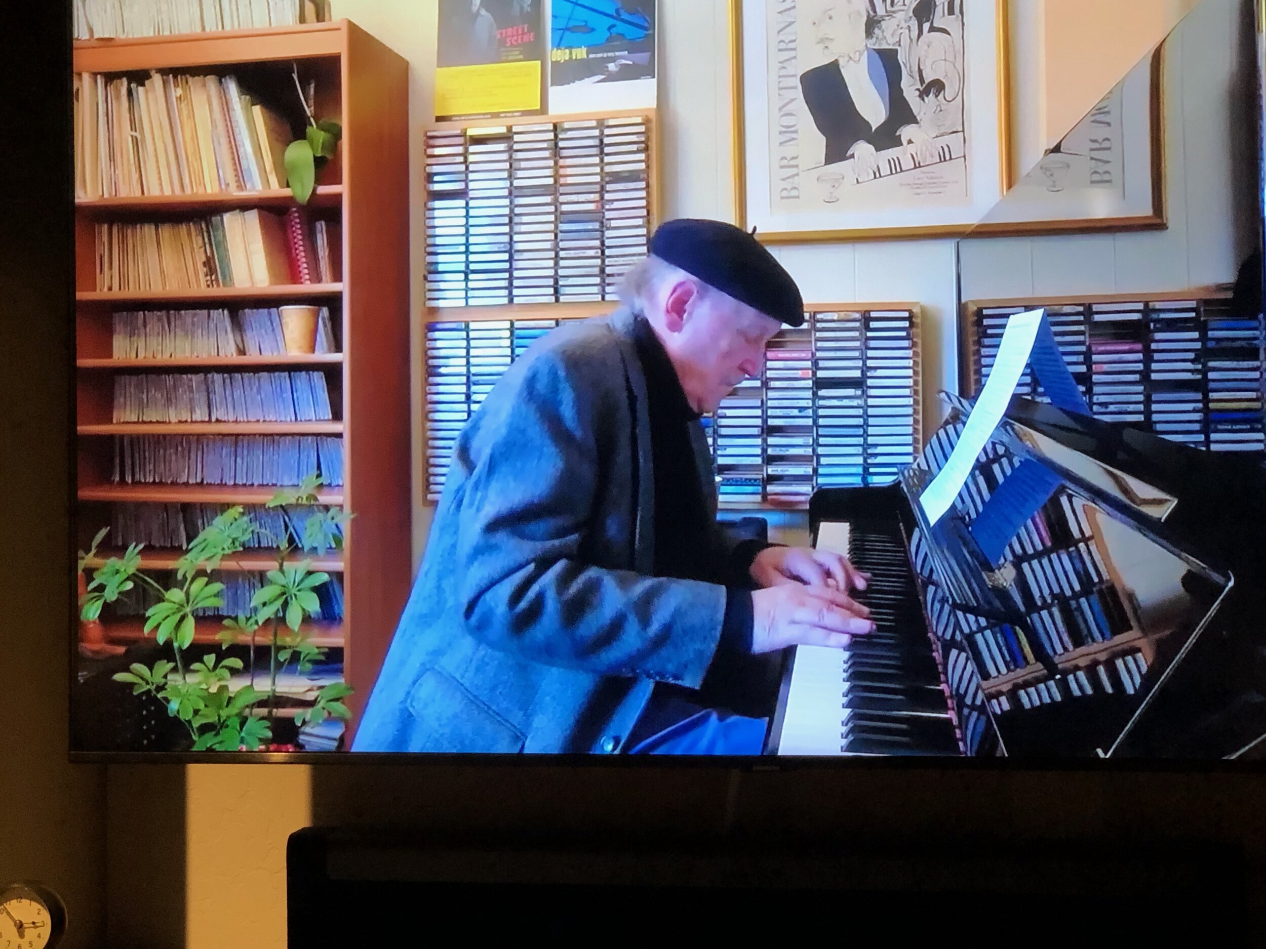  The only student of Bay Area piano legend Vince Guaraldi, 85 year old Larry Vuckovitch has stories of playing with so many greats of jazz.  He has weekly programs on YouTube.  We also check out Piedmont Piano Company's Sunday night concerts.  That's