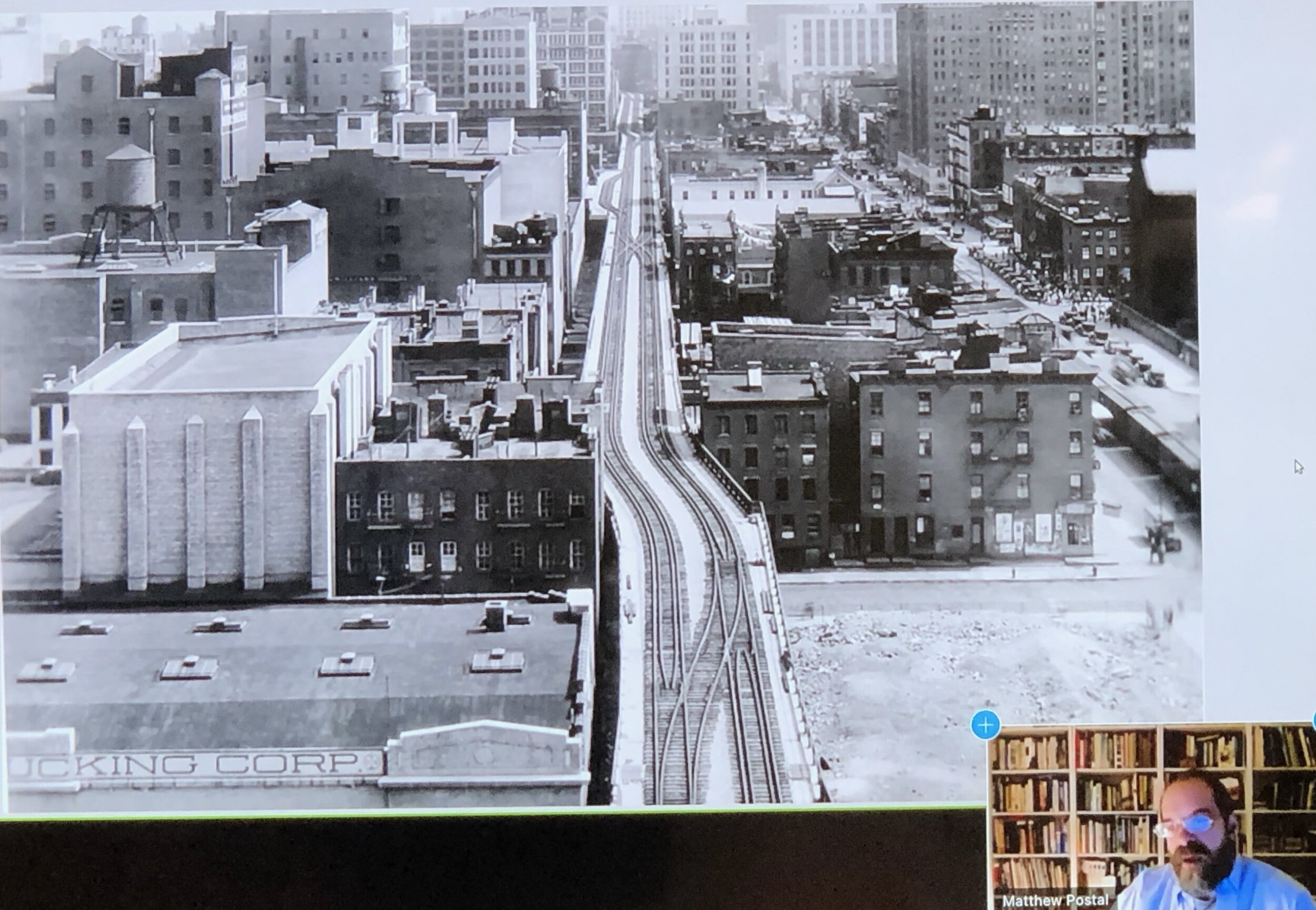 What the Highline looked like before.  NYC owns the space above, but not below.