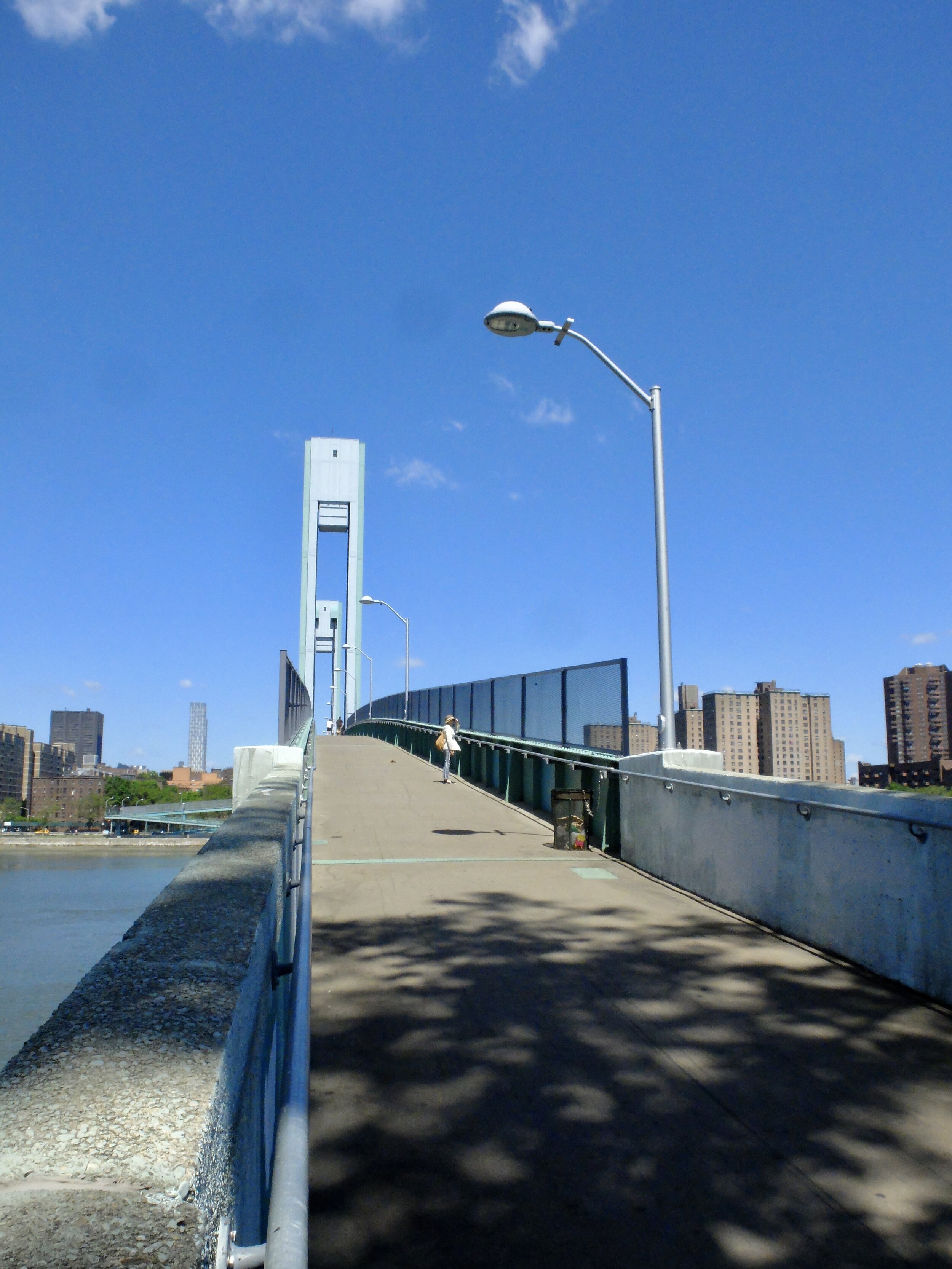 In 2016 we visited the island by walking across the Wards Island Bridge, A.K.A. the 103rd Street Footbridge.