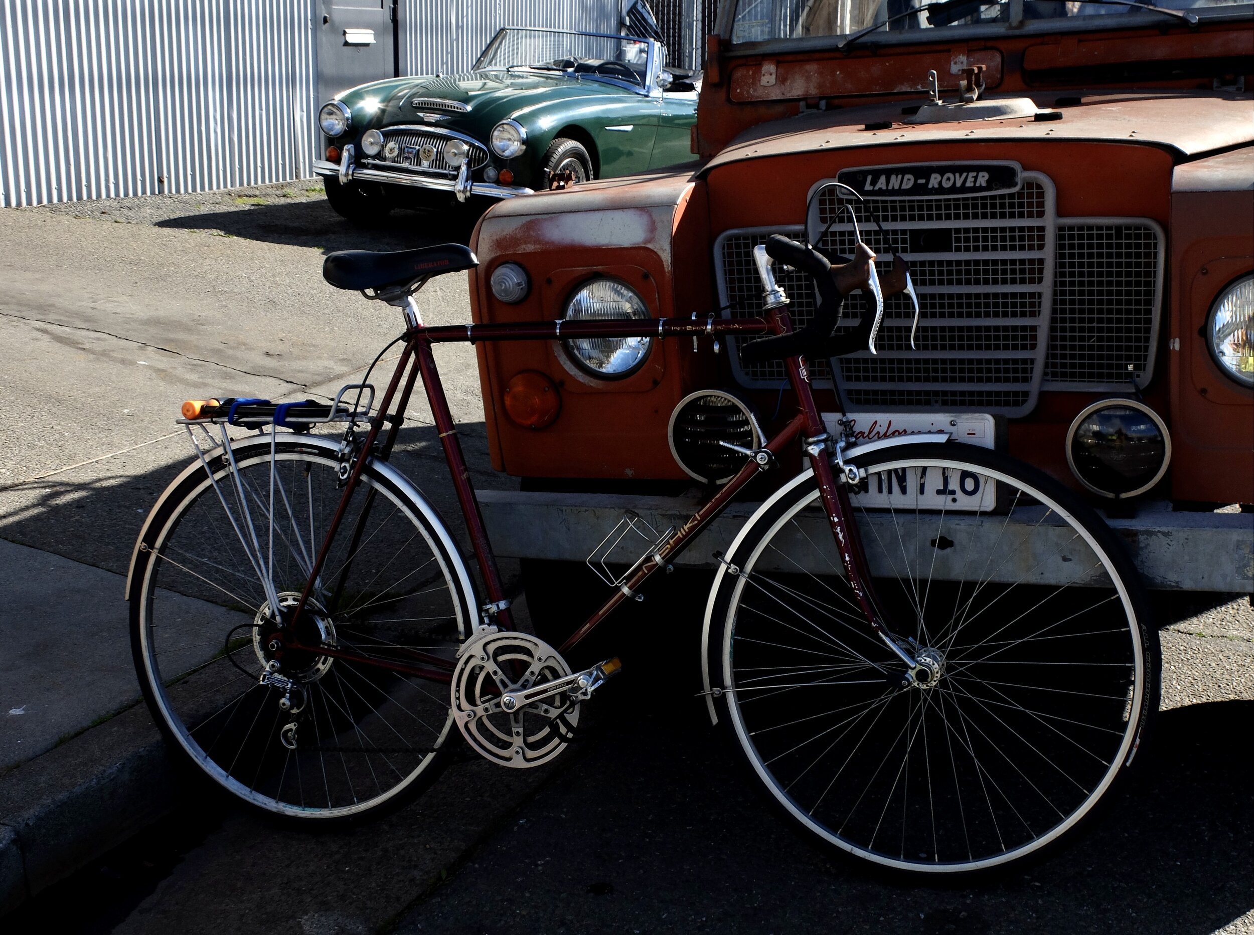 I once had a NISHIKI bicycle but never a LAND ROVER Defender nor an Austin Healey.