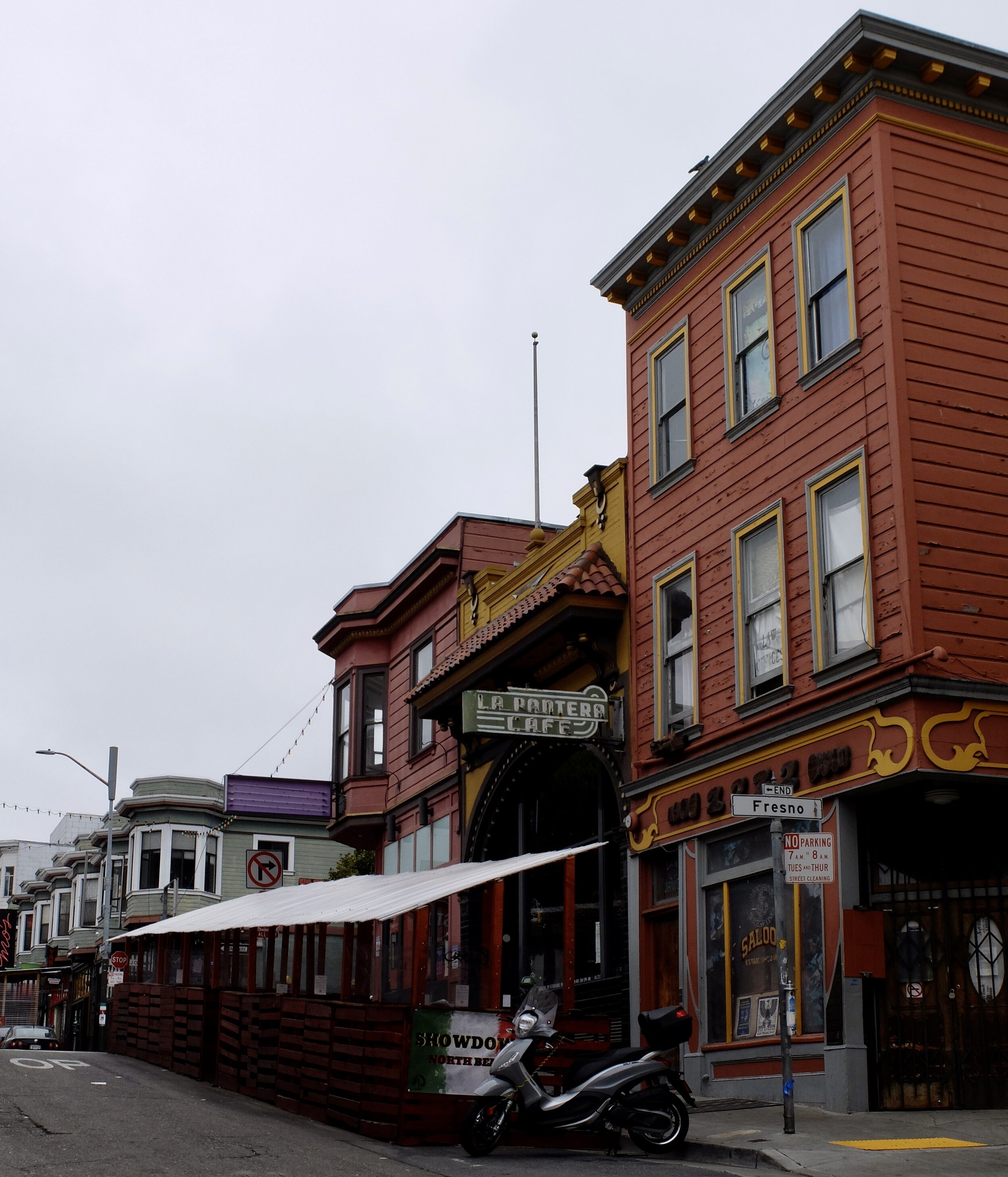  The saloon on the corner of Fresno dates from the late 1800's.