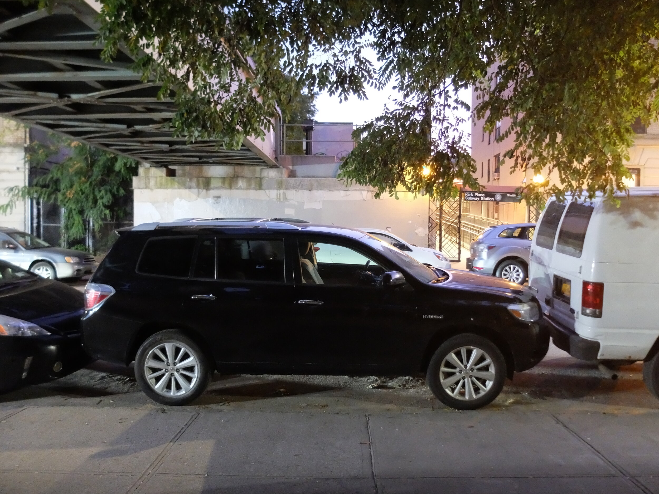 I still can't believe that Nate parallel parked into this space; a master of N.Y.C. parking.