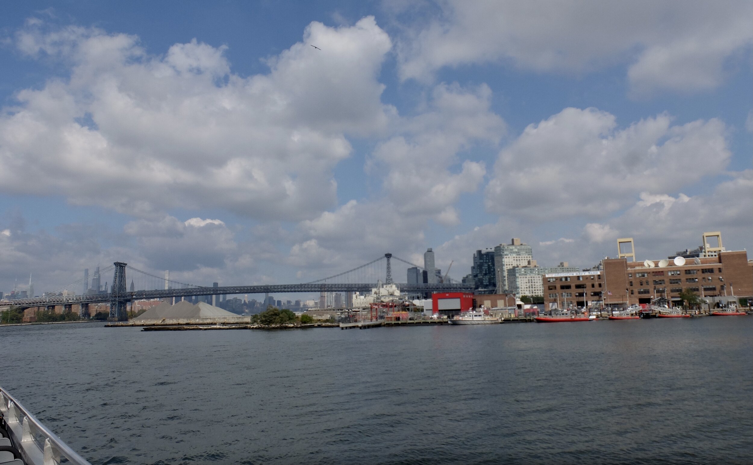 Leaving B'klyn Navy Yard &amp; entering the East River.