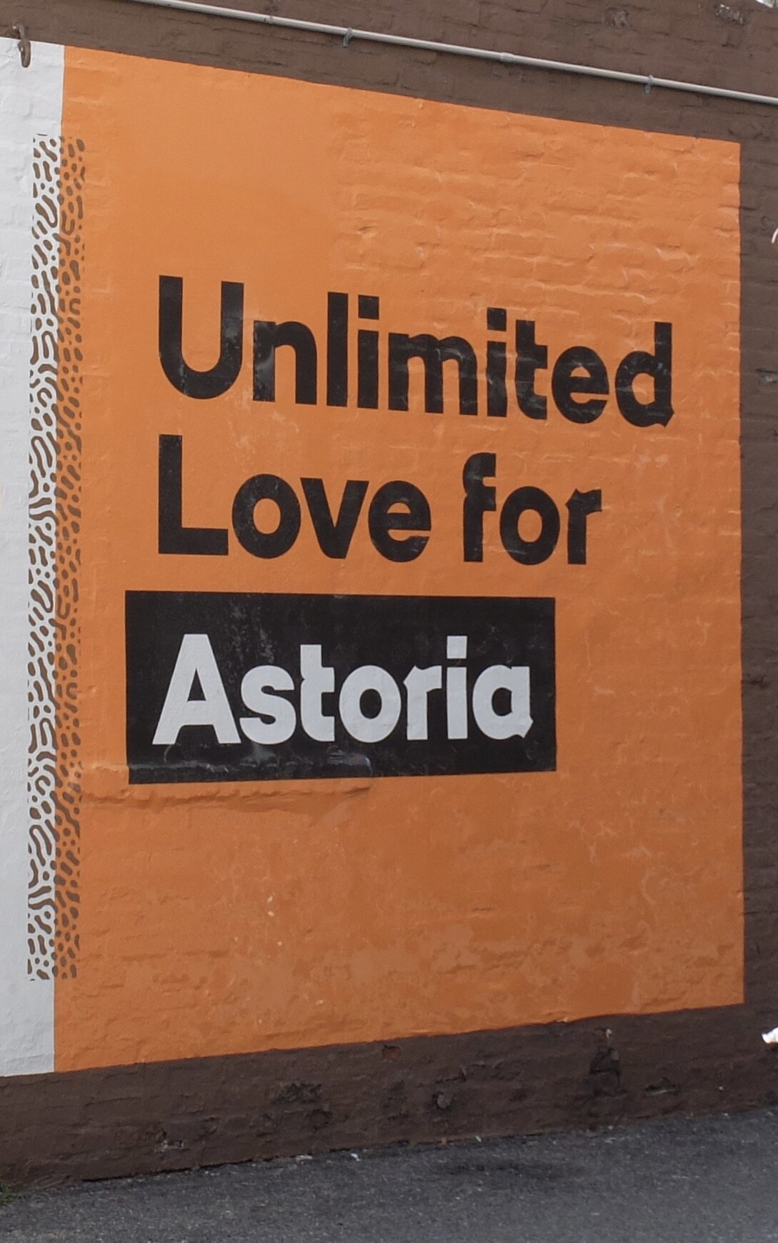  We didn't feel the love.  Astoria is a "...cosmopolitan mixture of cultures, peoples, and small businesses... that's become a popular residential area for young professionals because of its fast commute to Manhattan, its relatively inexpensive rent,