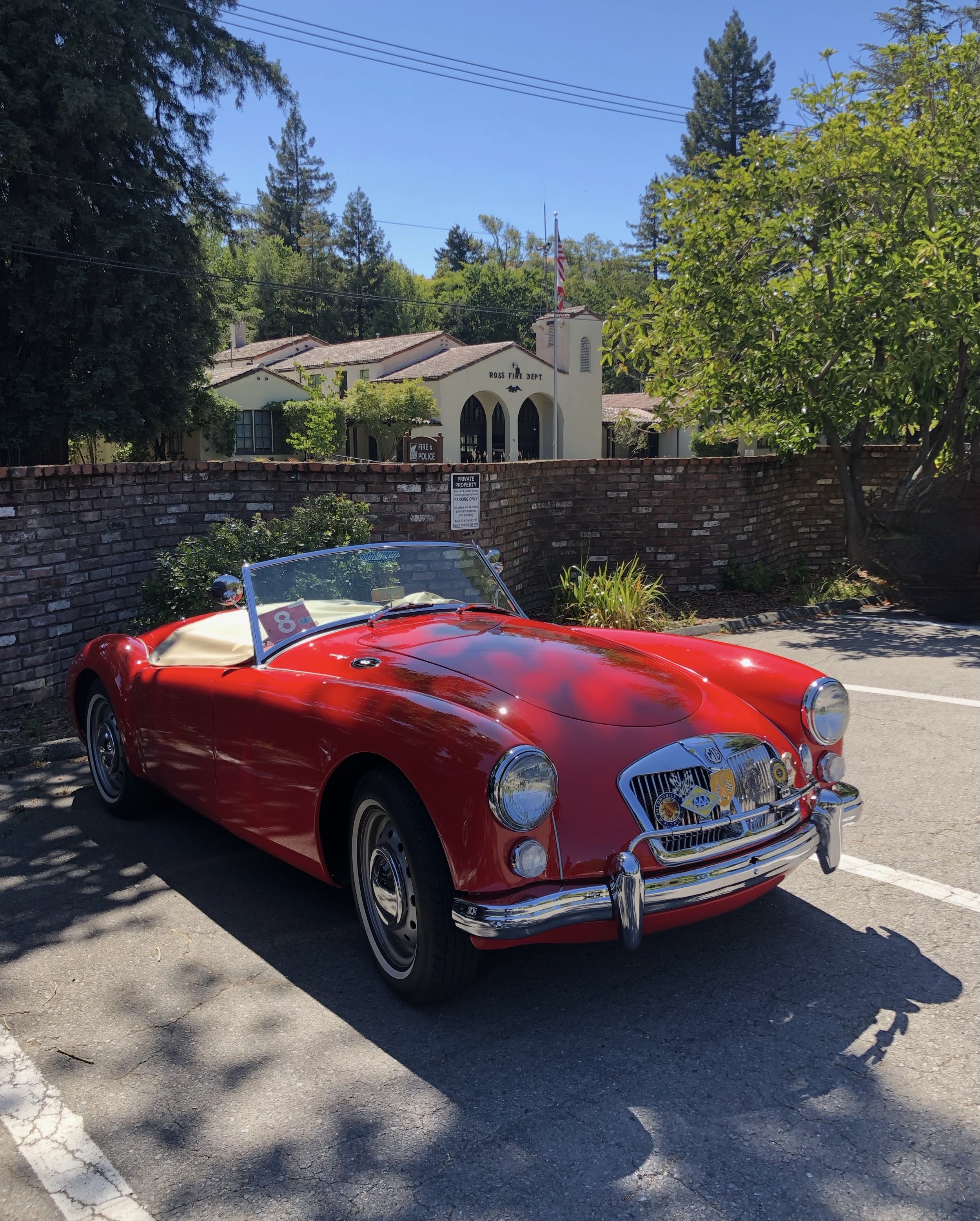  1962 MGA 1600 MK II. It was one of the last MGAs built before the MGB appeared in 1954. A little over 3,000 of this model MGA were manufactured.  In 2012-2013 this auto underwent a loving &amp; painstakingly detailed  restoration by Gary in LeClaire