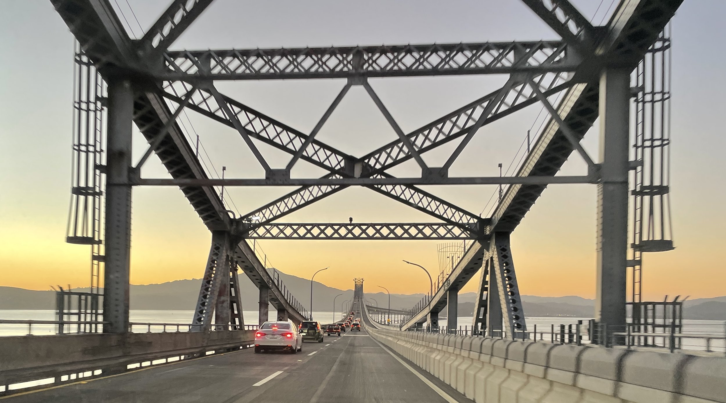 Richmond/San Rafael Bridge approaching Marin.