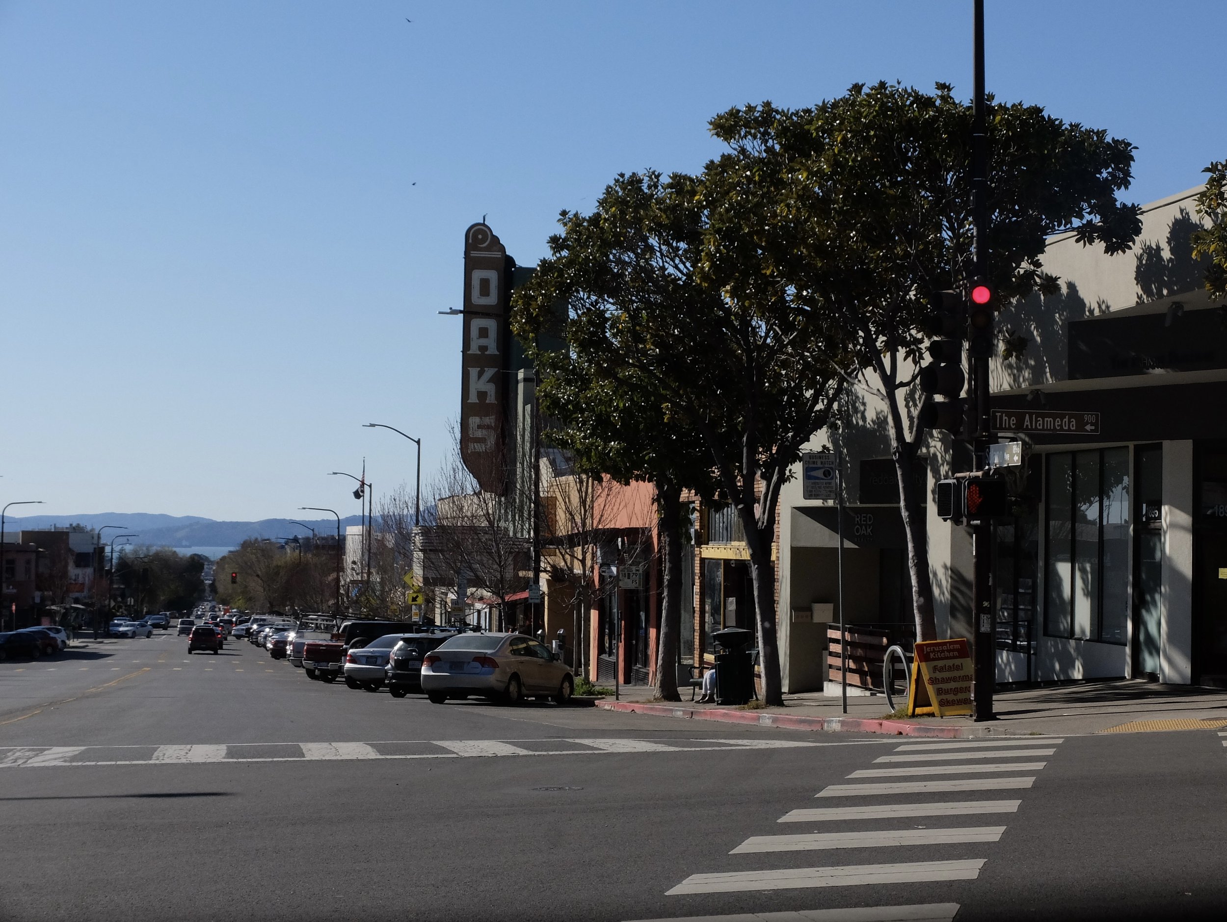 And yes, I ended up on Solano Ave., aiming for Peet's Coffee.