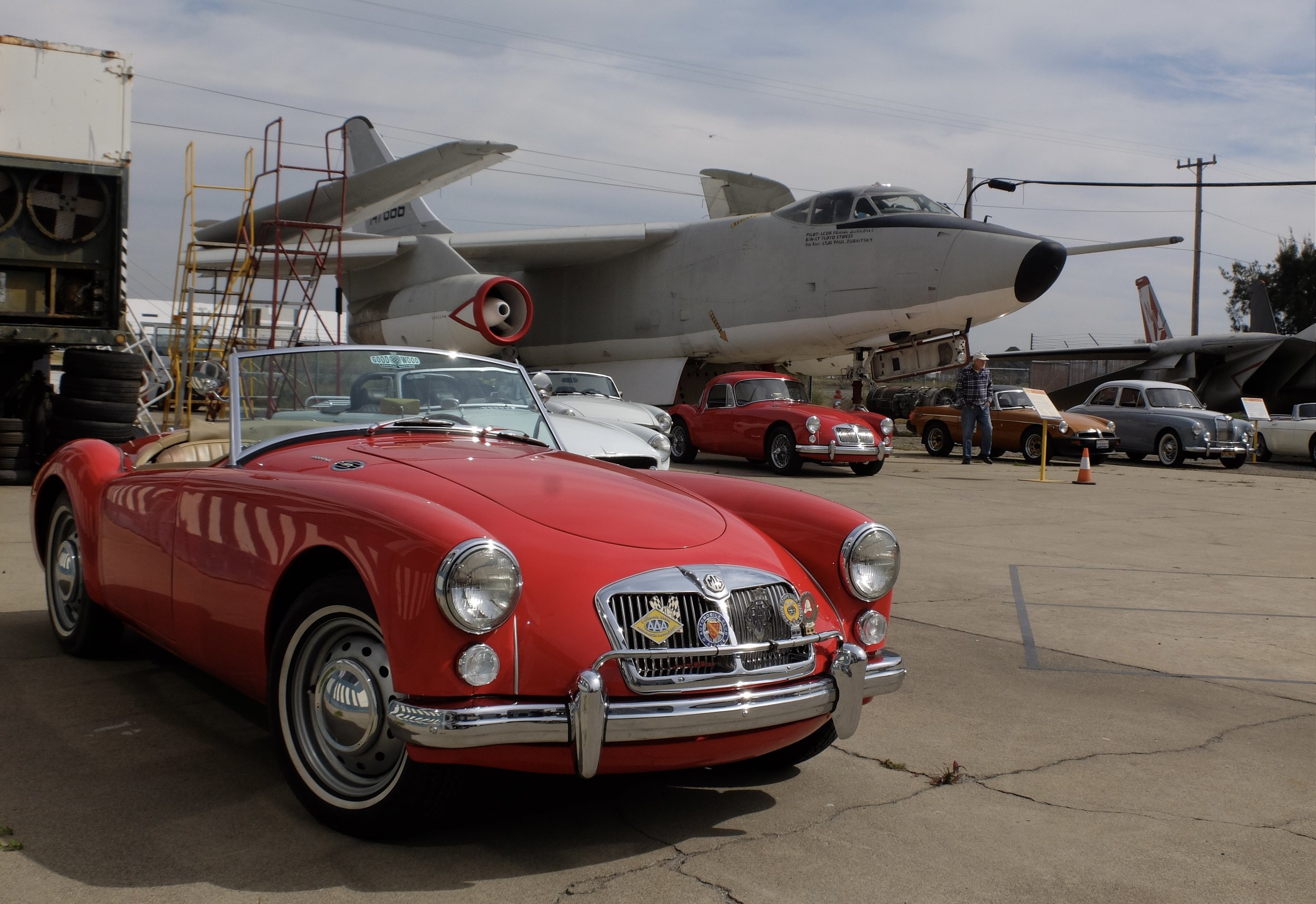 Coming soon, a MG Owners Club visit to the Oakland Aviation Museum &amp; Indiana Jone's' ride in a huge flying boat.