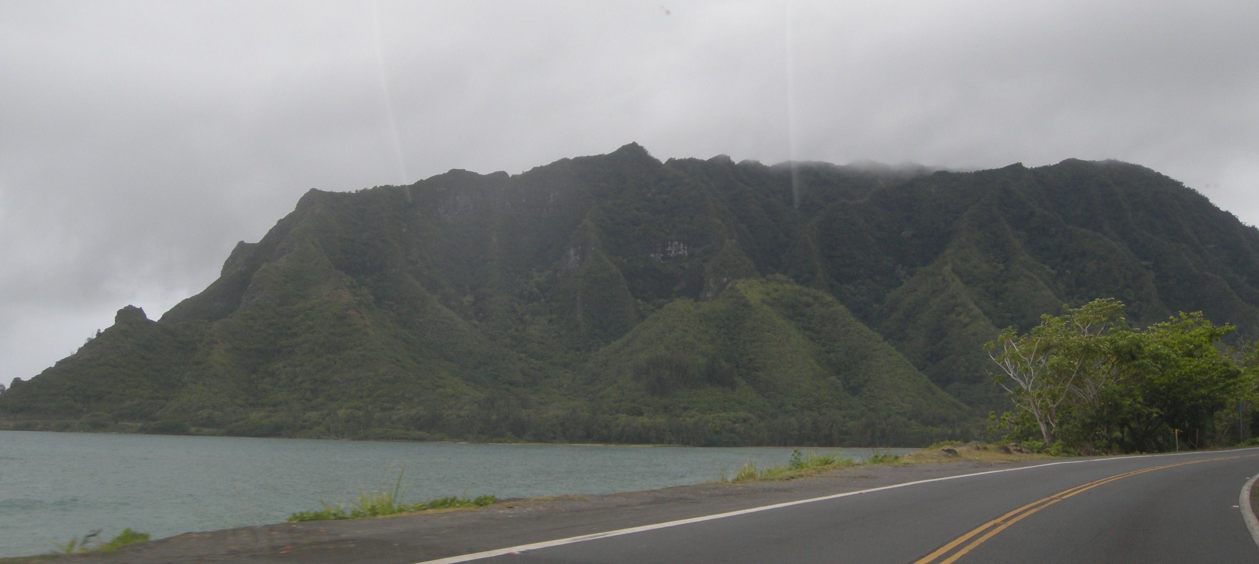 While driving the  Kamehameha Hwy on the north shore of Oahu, we were on the lookout for an espresso.