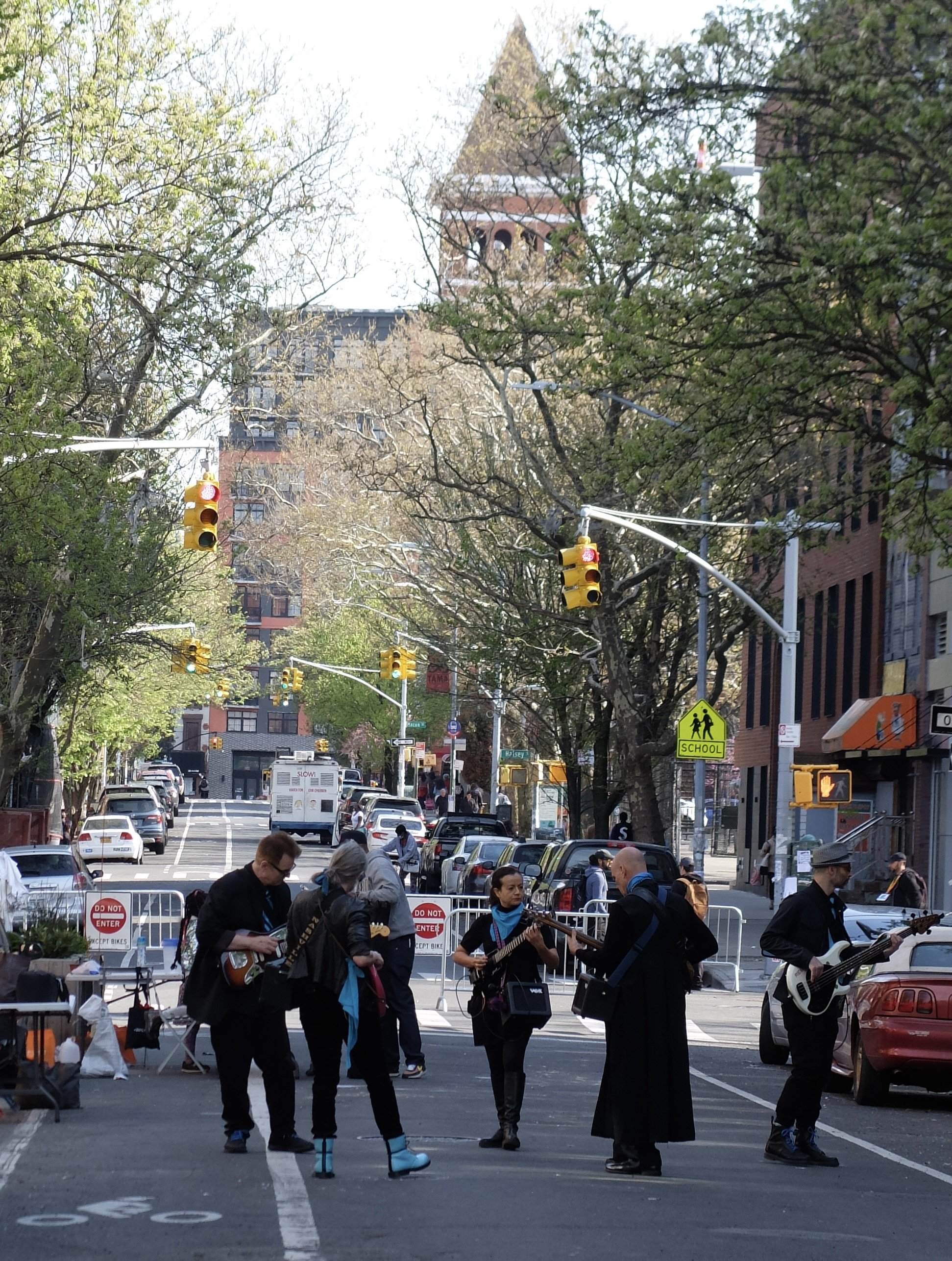 One of many street fairs in Brooklyn.