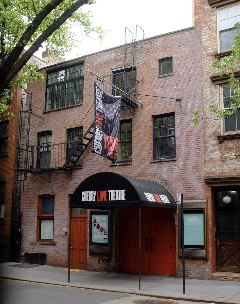  This off Broadway theatre has an adjacent off-off Broadway theatre. The building was constructed as a farm silo in 1817. Edna St. Vincent Millay, who lived around the corner, was one of the folks who converted it to the Cherry Lane Theatre.  Many fa