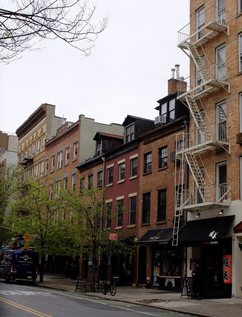  “Carmine Street...began as affluent residential neighbourhood in the early 19th century. It was a part of the Greenwich Village Historical District Extension II that was designated in 2010. Carmine Street has been greatly influenced by the Italian h