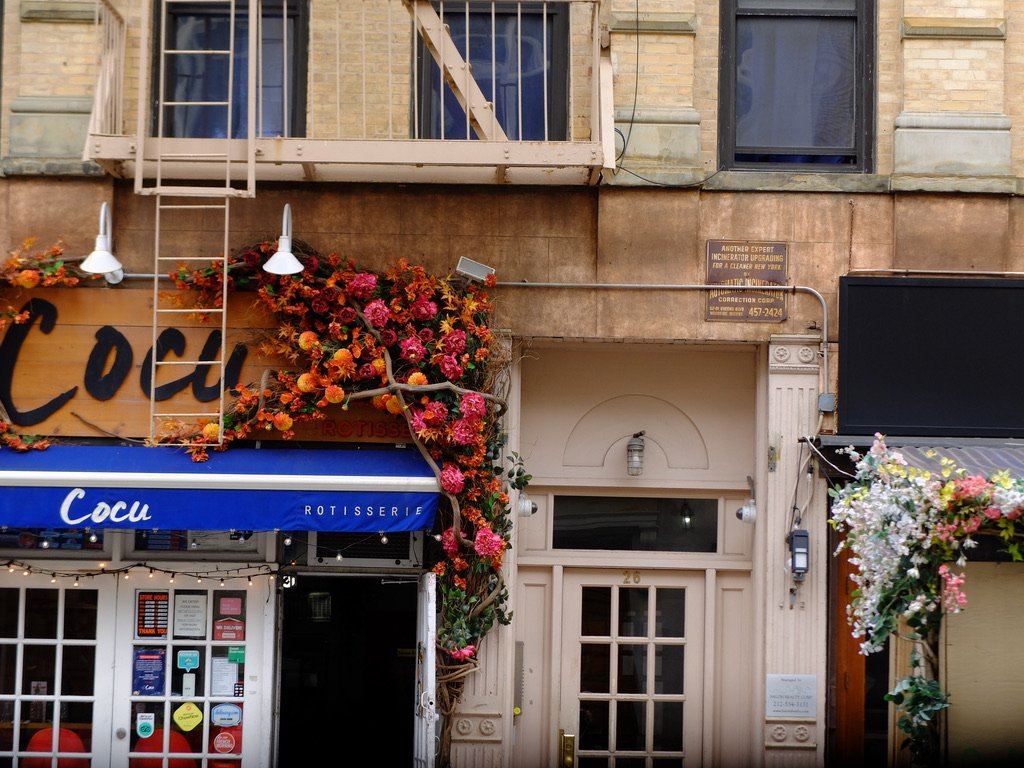 Check out that brass, plaque, sign above the doorway (next slide).