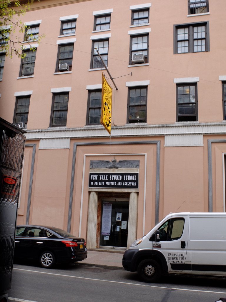  Under the NY Studio School sign is carved Museum of Contemp Amer. Art.  The MET declined her collection of art as being too modern, so she housed her own museum here.  Whitney Museum of American Art is now in the Meat Packing District. 