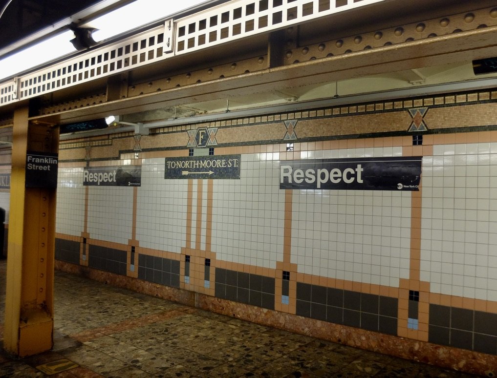 Installed by the MTA after Aretha died in August 2018.