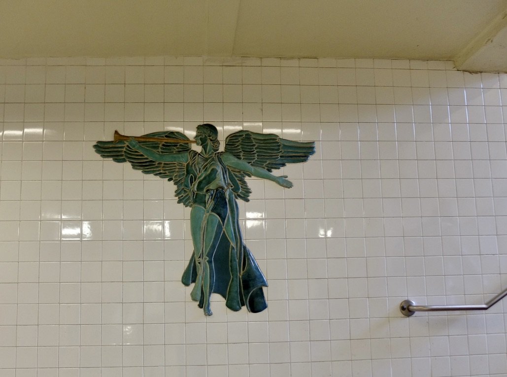 Grand Army Plaza subway station in Brooklyn.  We had never before exited this station.