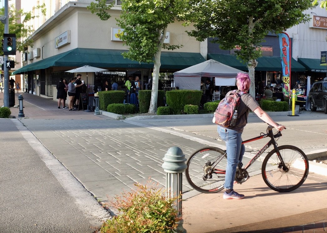 Decent bicycle infrastructure here.