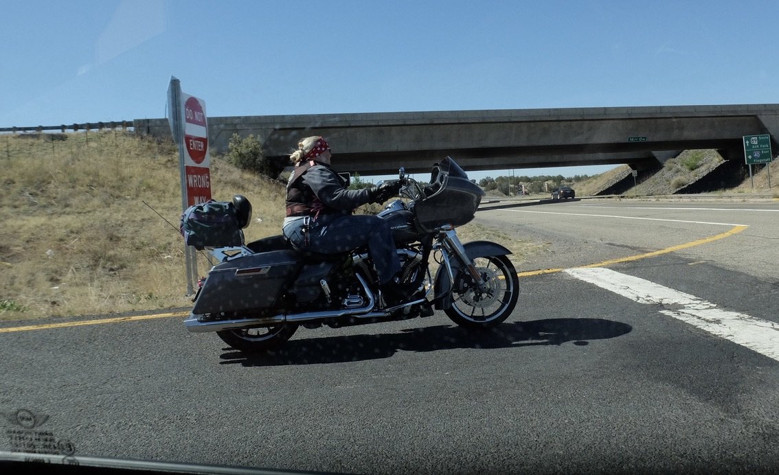 Getting on Scenic Byway 66 on our 10  hour journey to Palm Springs.