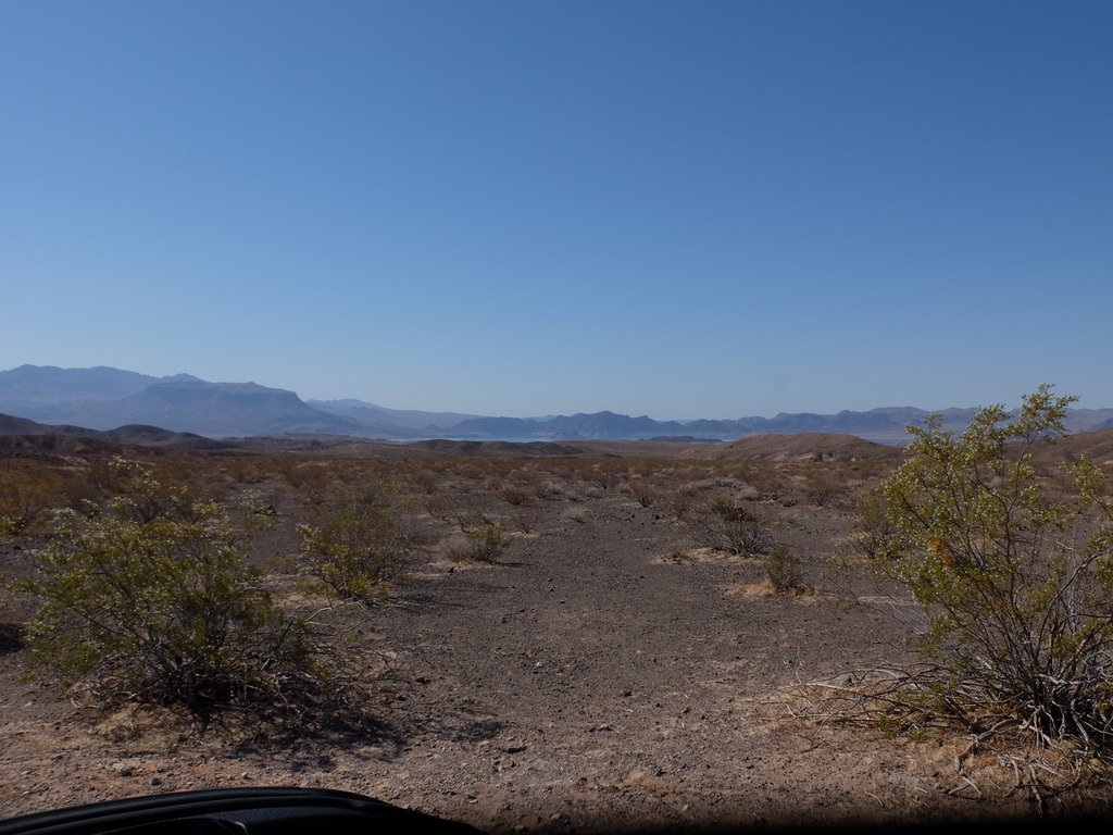 Northshore Road Scenic Byway 69. About fifty gorgeous miles through Lake Mead Nat'l Recreation Area.  The water in Lake Mead was really low.