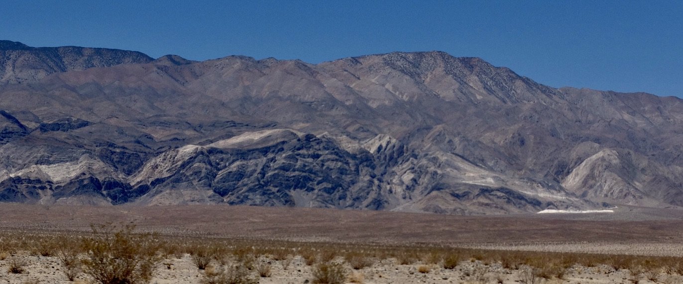 En route to Death Valley 102 deg - Elev'n.: Sea Level