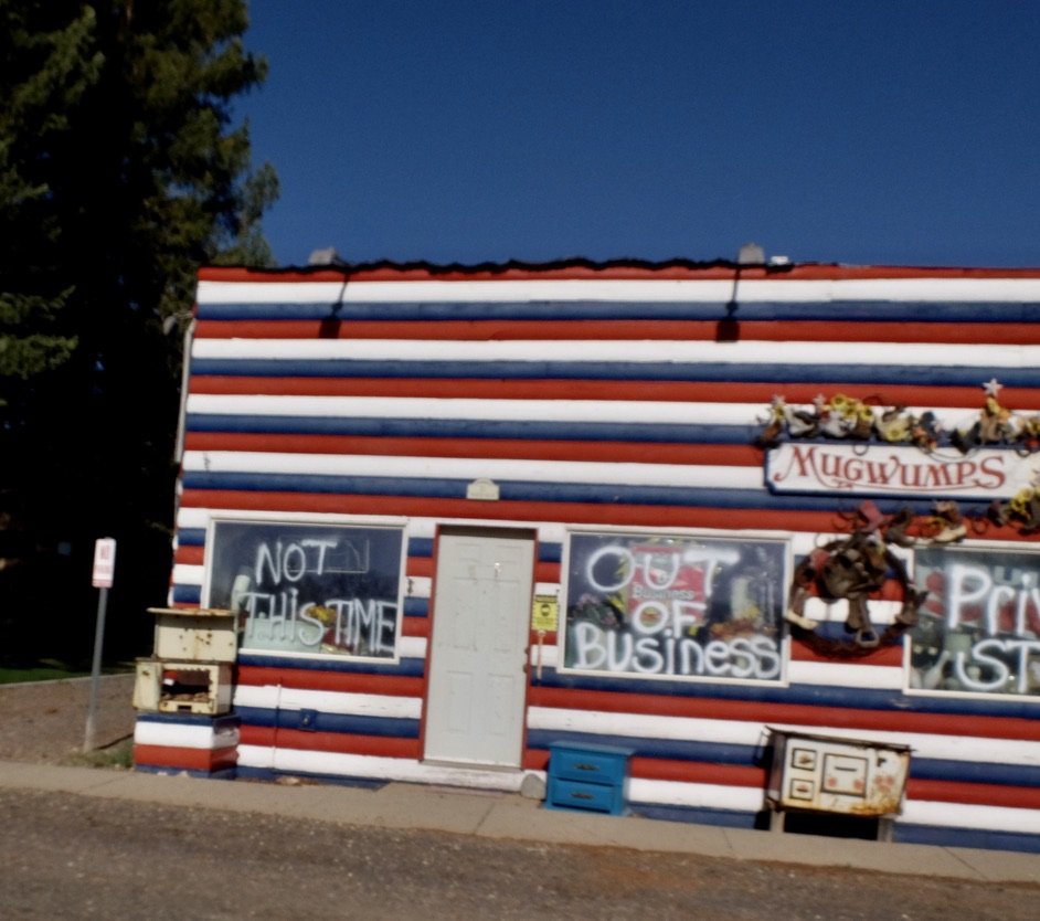  "This photogenic antiques store, in Hatch, is a real landmark along this section of U.S. Route 89 (also known as Utah's Heritage Highway as it passes through the Mormon Pioneer Heritage Area)." From their now defunct website. 
