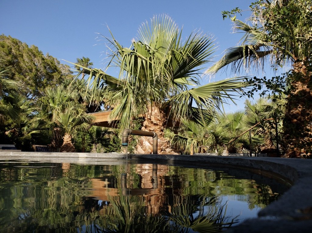  “Two Bunch Palms Spa Resort, Desert Hot Springs. The spa draws on the area's natural hot mineral water aquifers for its pools &amp; treatments. “ Pretty much not great for us.  My massage was pedestrian. But we did meet some interesting folks there…