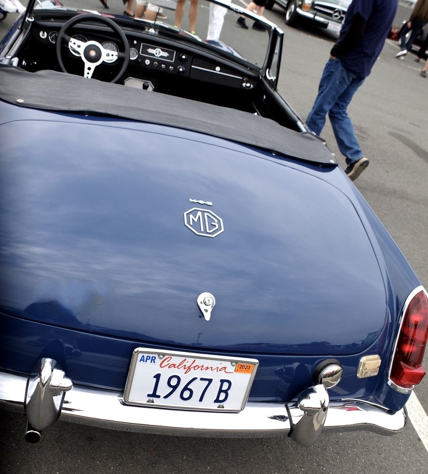 The MGB of our MG Owners Club president.  