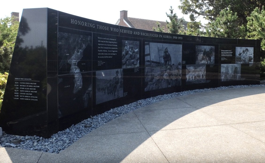 https://kwmf.org/.  The only one amongst us who was aware of this memorial, c. August 2016, was George, who led us here.  89 y.o. Ralph, a former Old Spoke &amp; Korean war vet. didn't know about it.